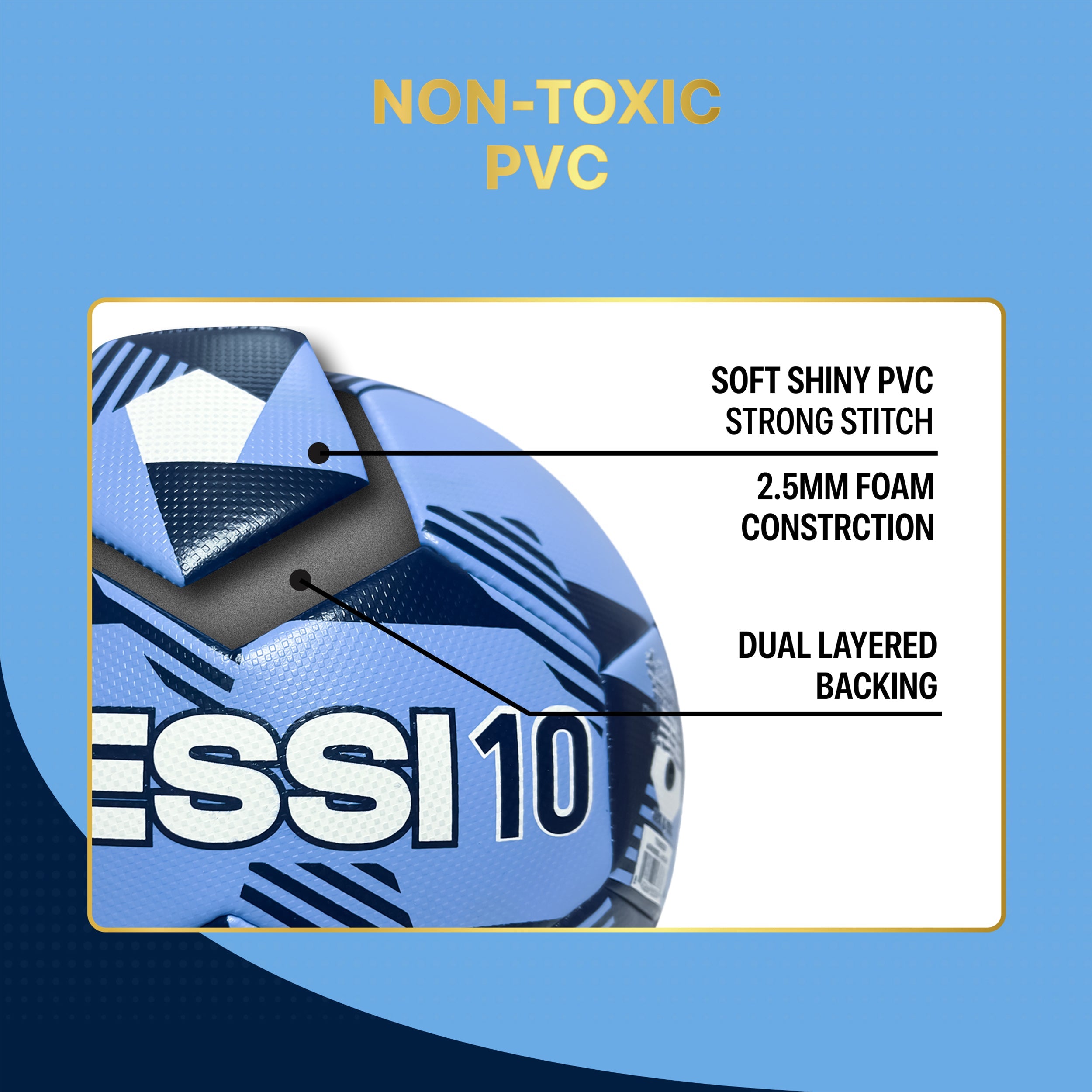 Argentina Lionel Messi Soccer Ball - AFA090BL