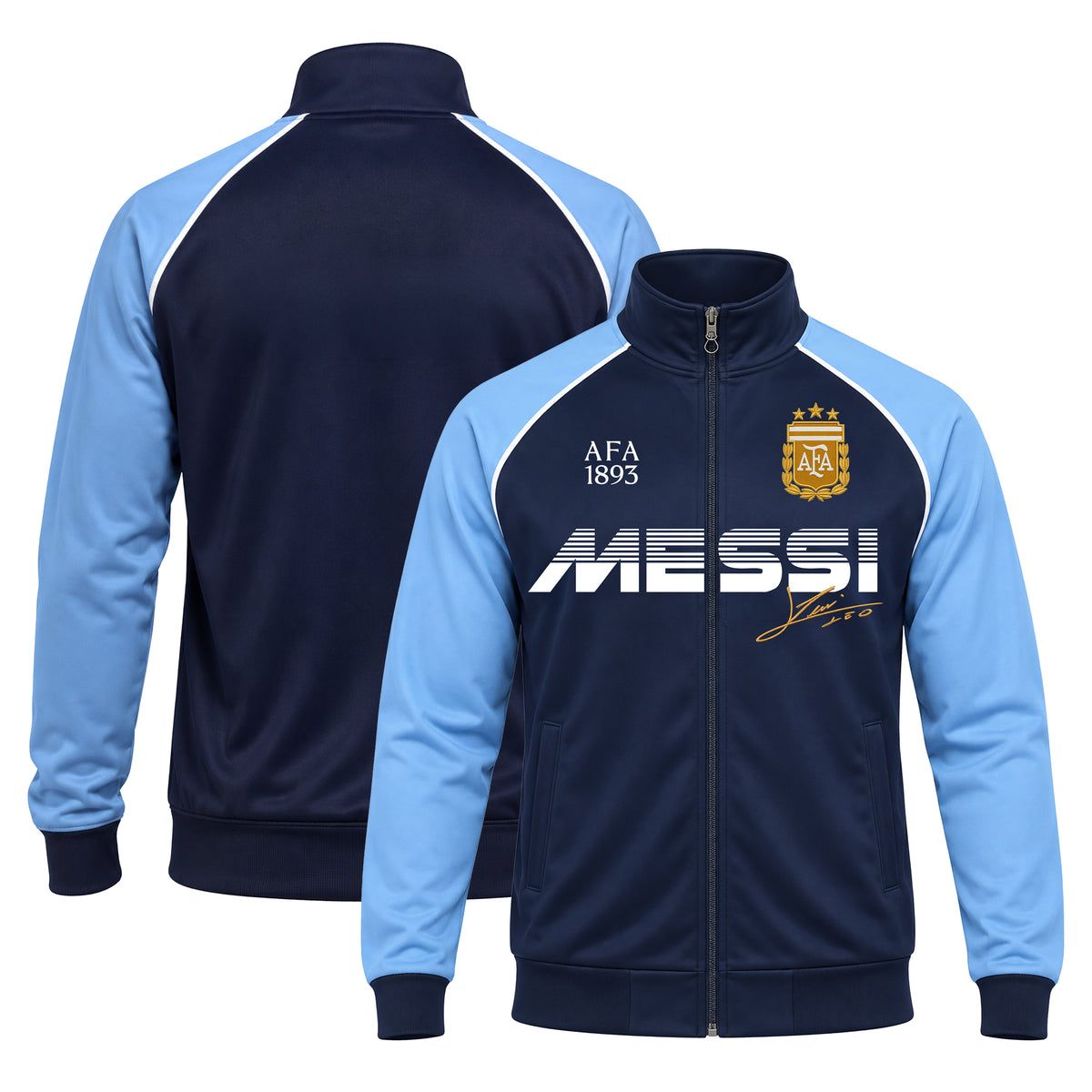 Argentina Track Jacket Front/Back Image