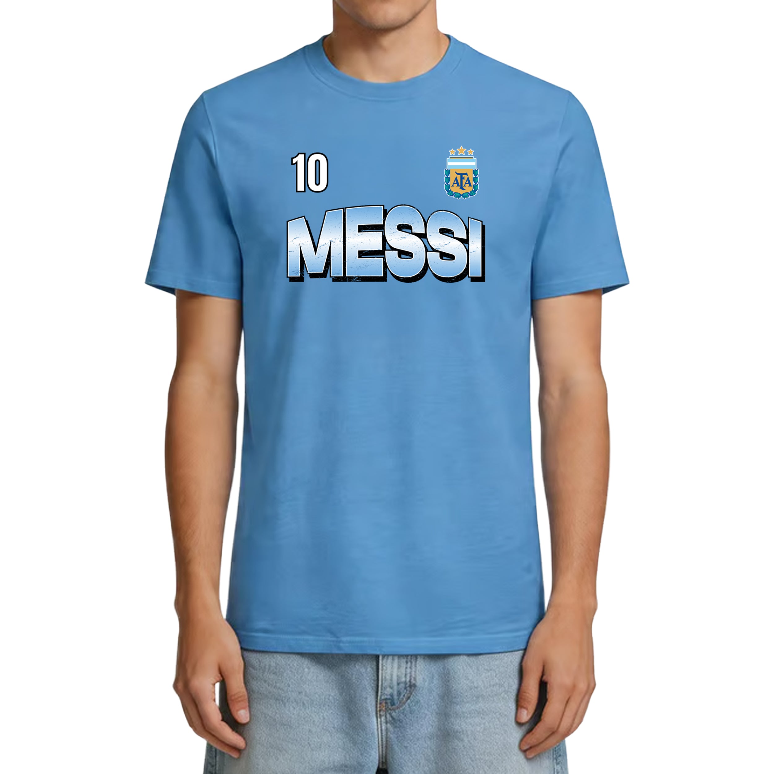 Argentina Lionel Messi Cotton T-Shirt - AFA697CT