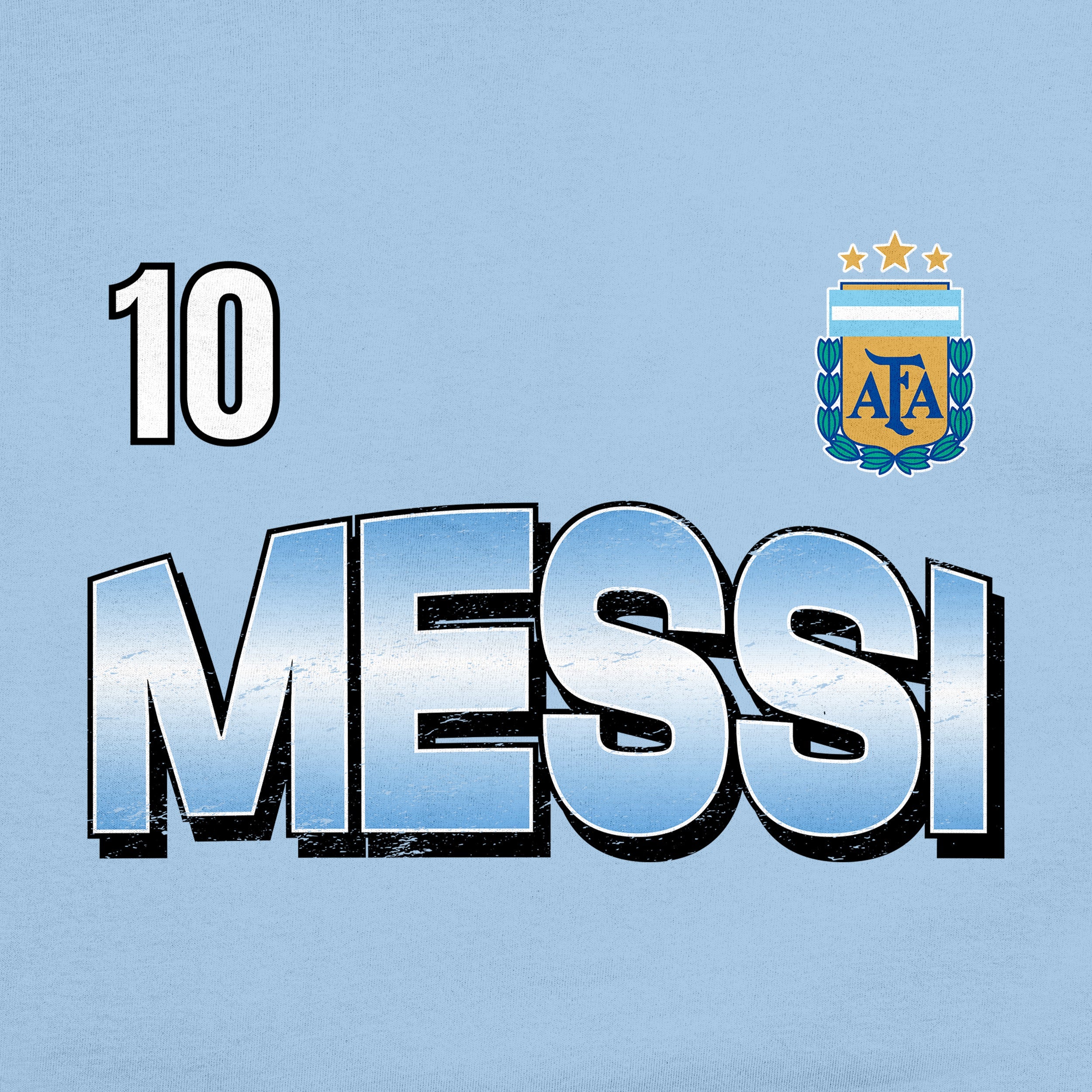 Argentina Lionel Messi Cotton T-Shirt - AFA697CT