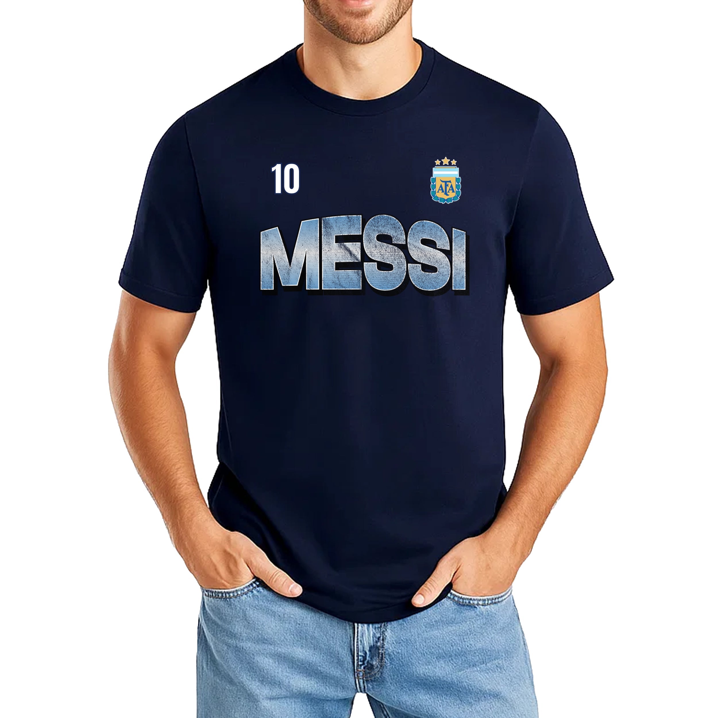 Argentina Lionel Messi Cotton T-Shirt - AFA697CT