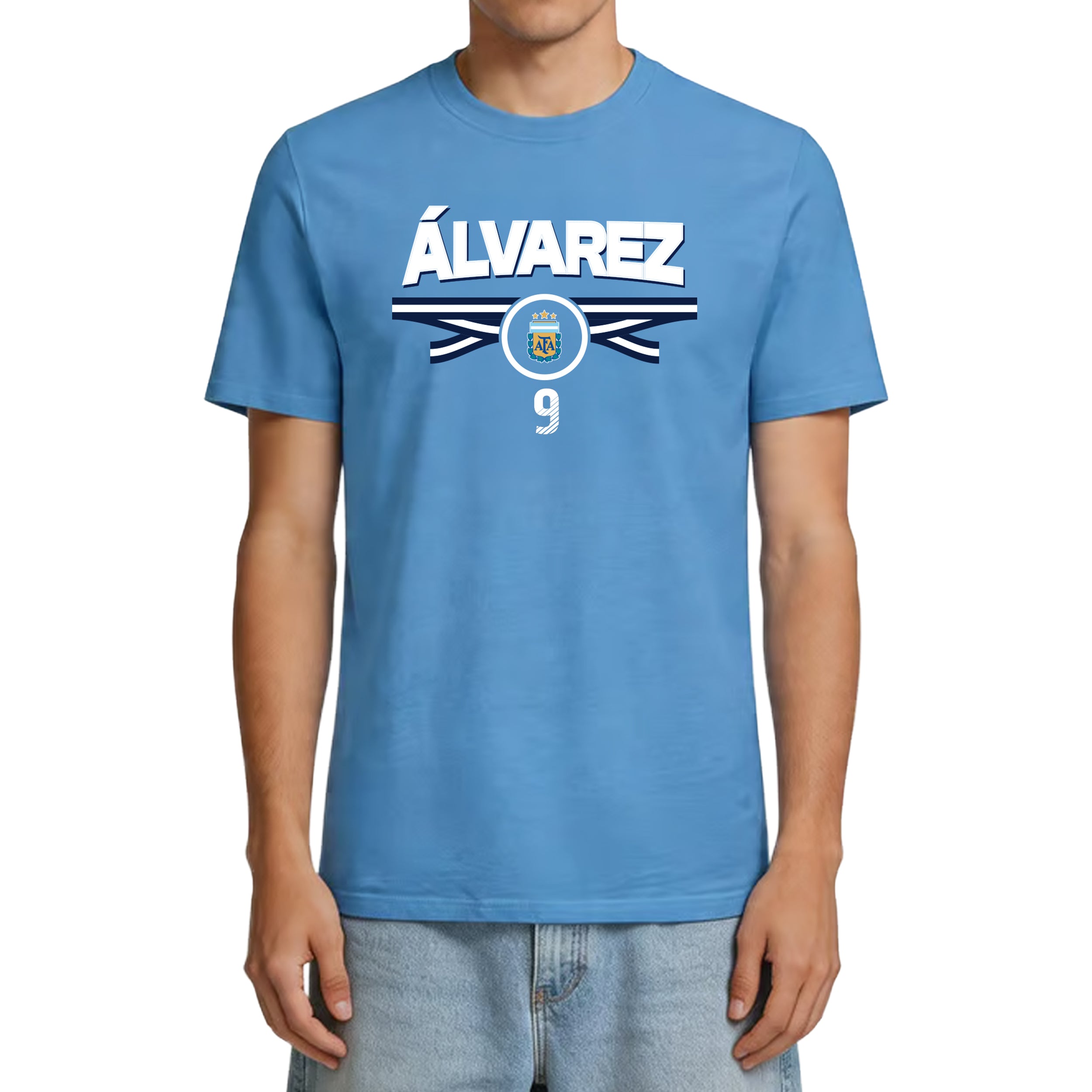 Argentina Julián Alvarez Cotton T-Shirt - AFA698CT-JA