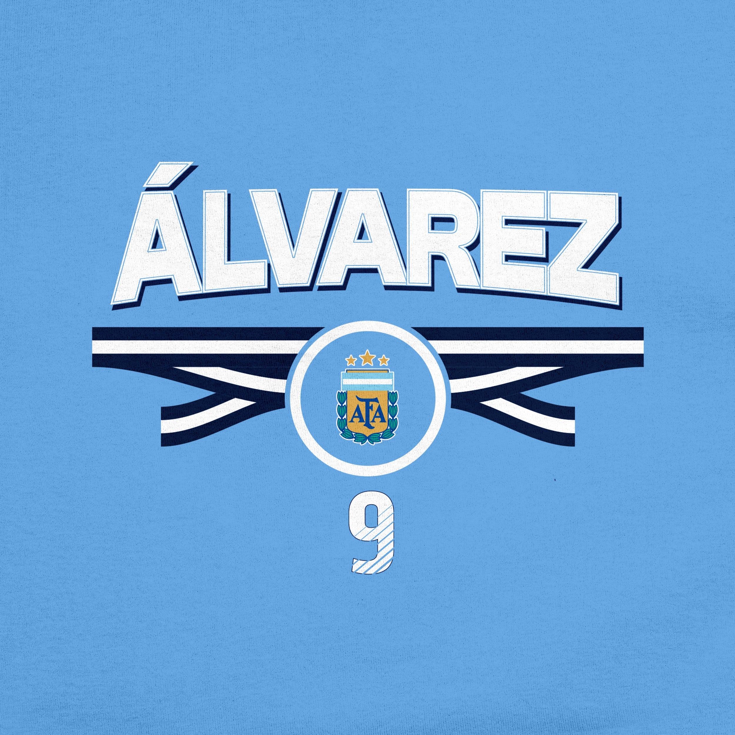 Argentina Julián Alvarez Cotton T-Shirt - AFA698CT-JA
