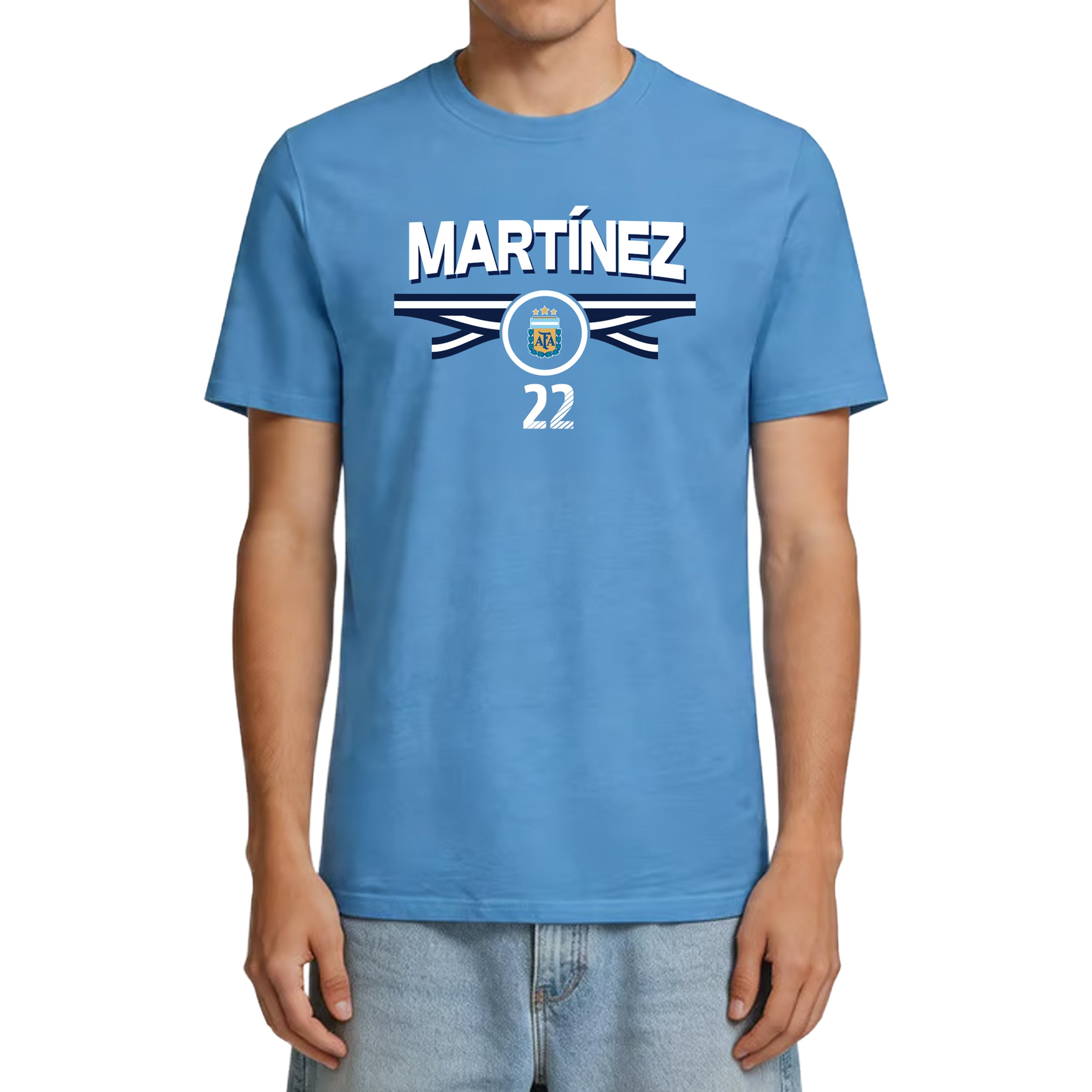 Argentina Lautaro Martínez Cotton T-Shirt - AFA698CT-LA