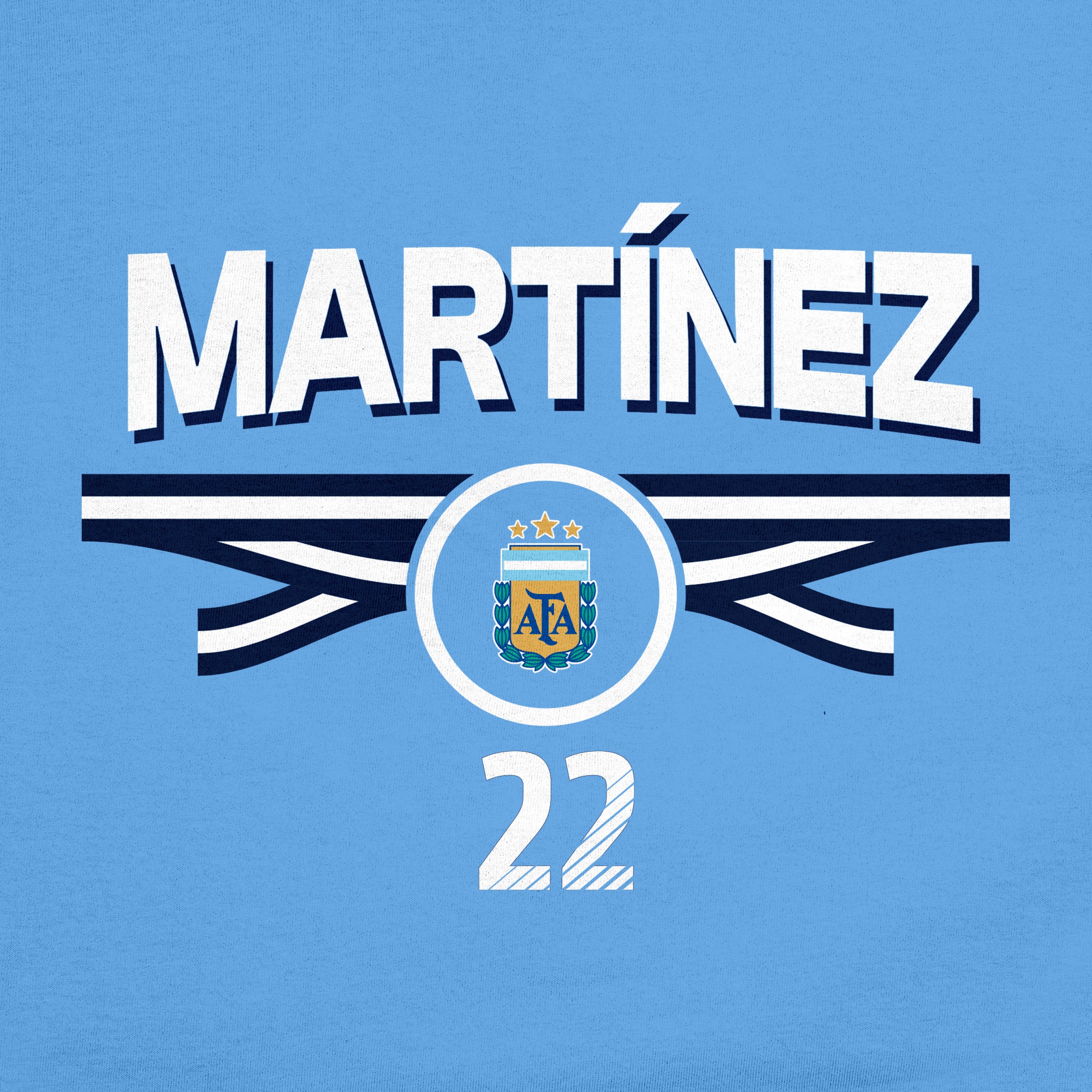 Argentina Lautaro Martínez Cotton T-Shirt - AFA698CT-LA