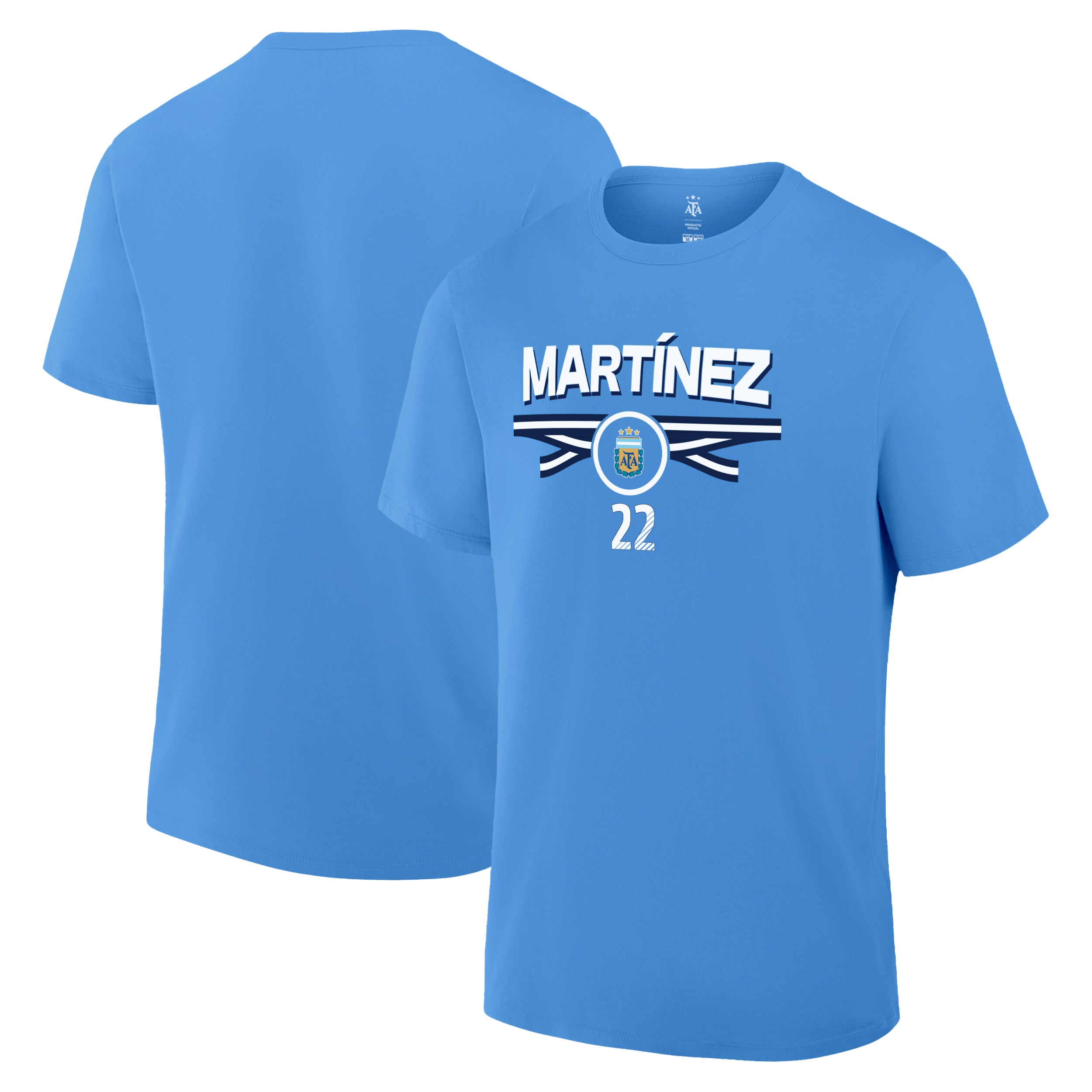 Argentina Lautaro Martínez Cotton T-Shirt - AFA698CT-LA