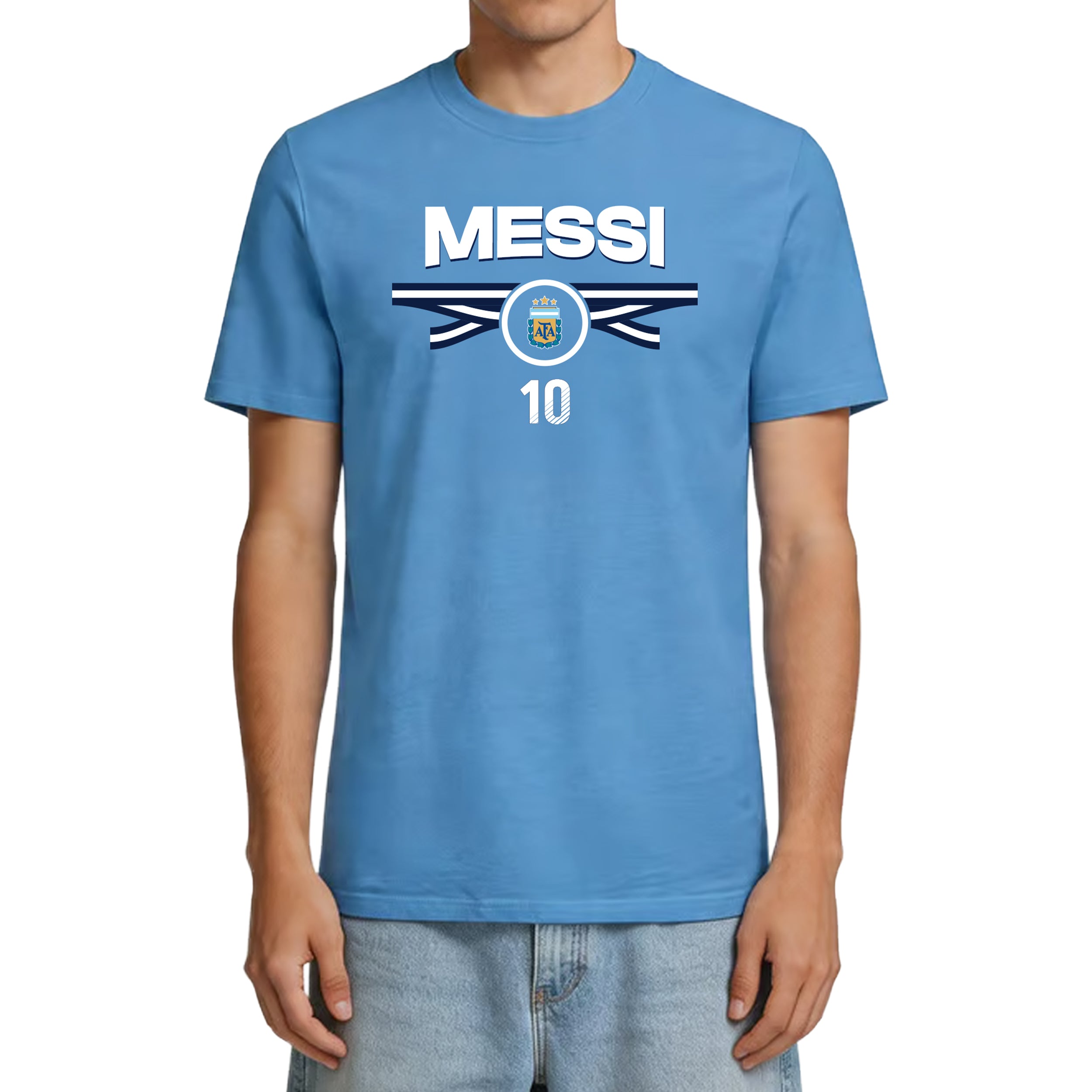 Argentina Lionel Messi Cotton T-Shirt - AFA698CT-LM