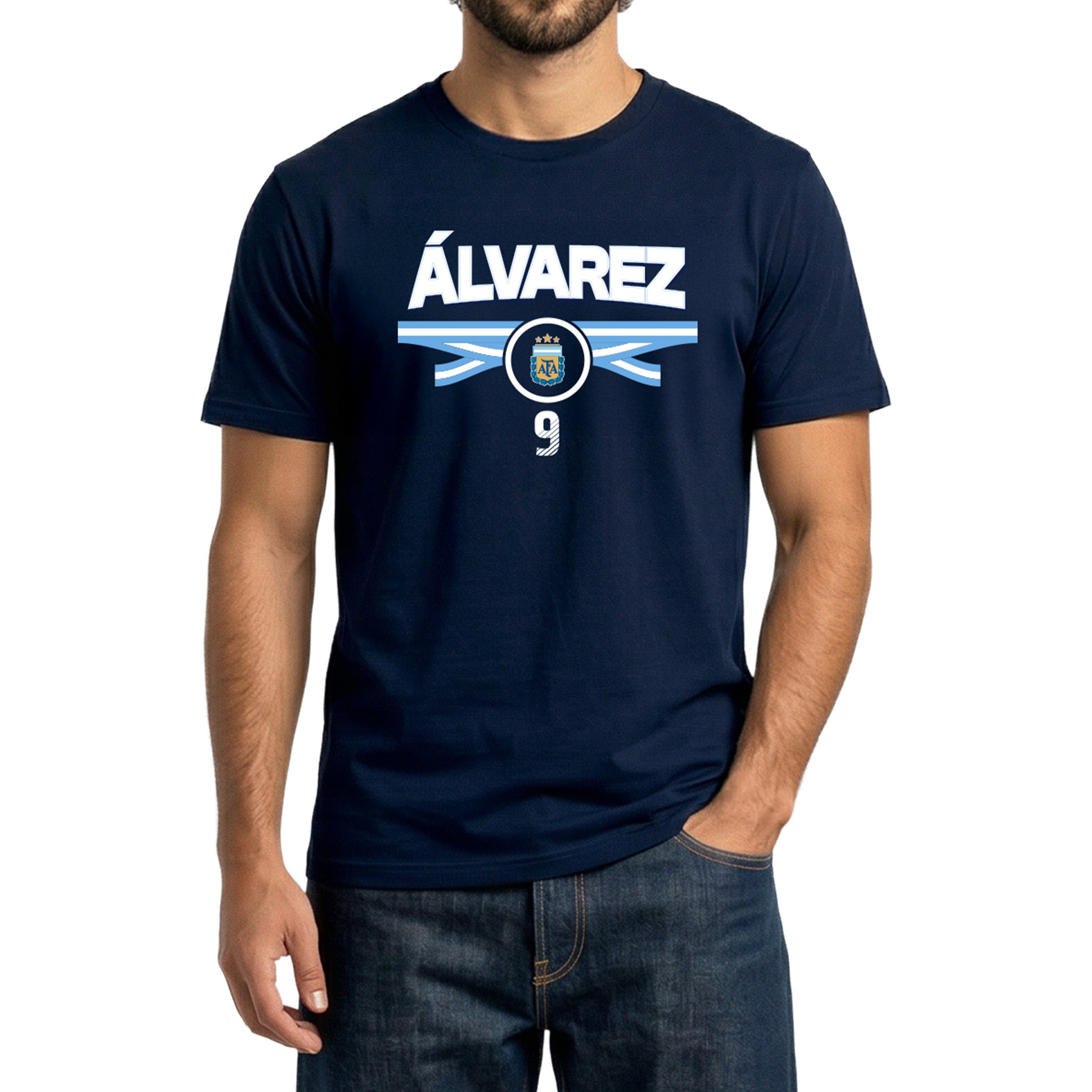 Argentina Julián Alvarez Cotton T-Shirt - AFA698CT-JA