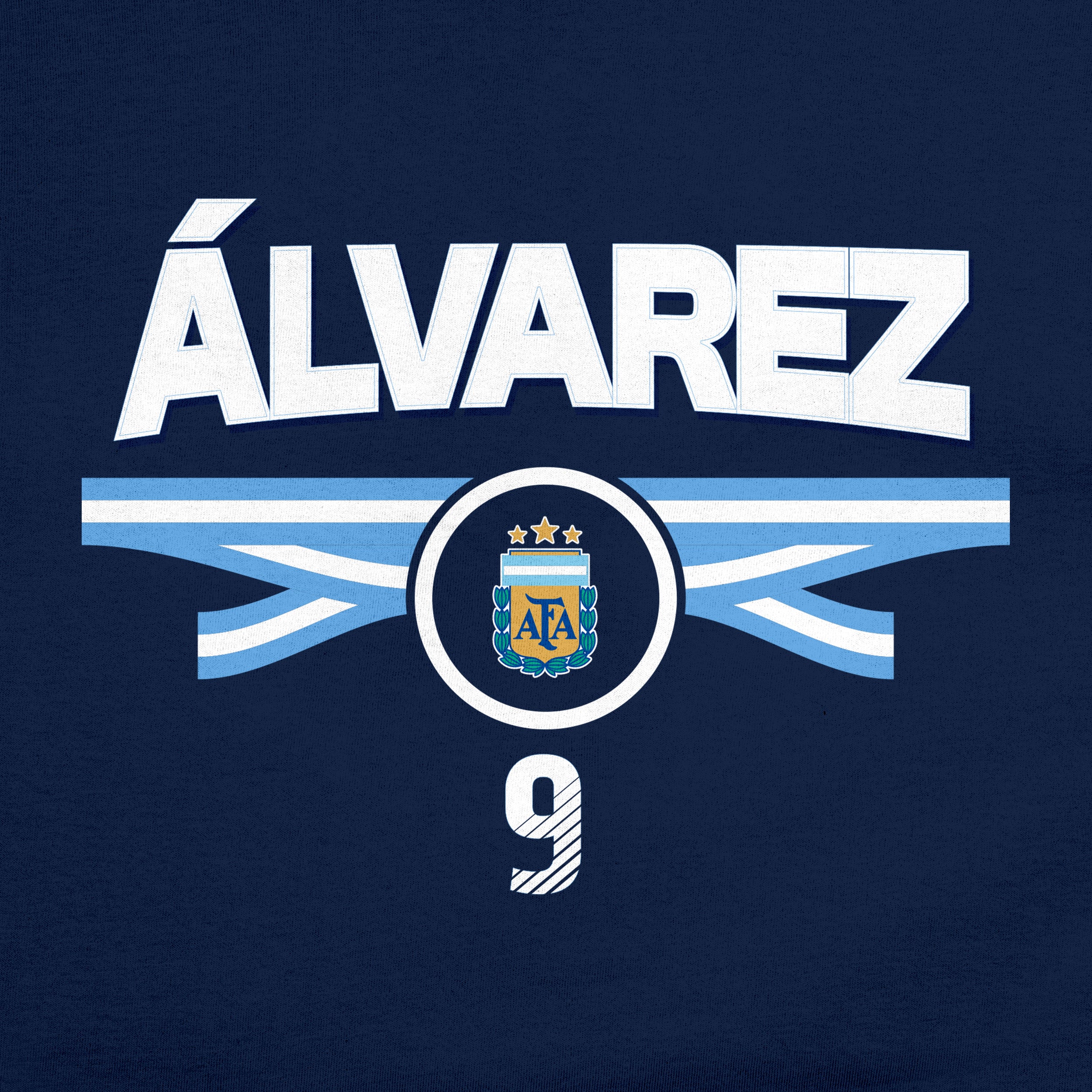 Argentina Julián Alvarez Cotton T-Shirt - AFA698CT-JA