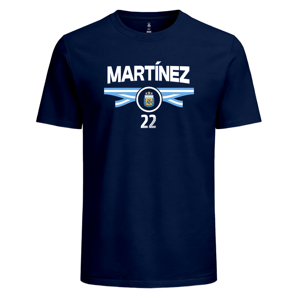 Argentina Lautaro Martínez Cotton T-Shirt - AFA698CT-LA