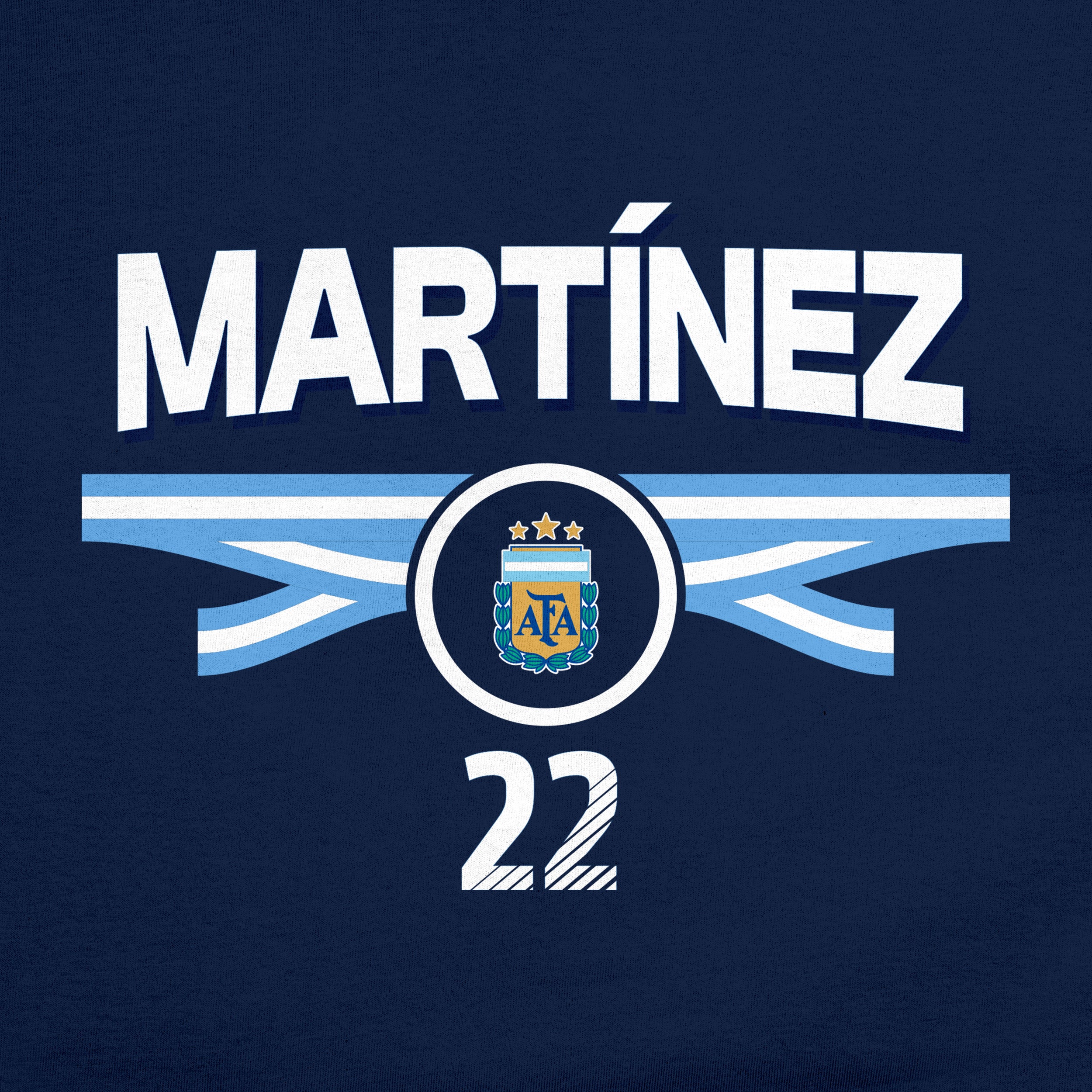 Argentina Lautaro Martínez Cotton T-Shirt - AFA698CT-LA