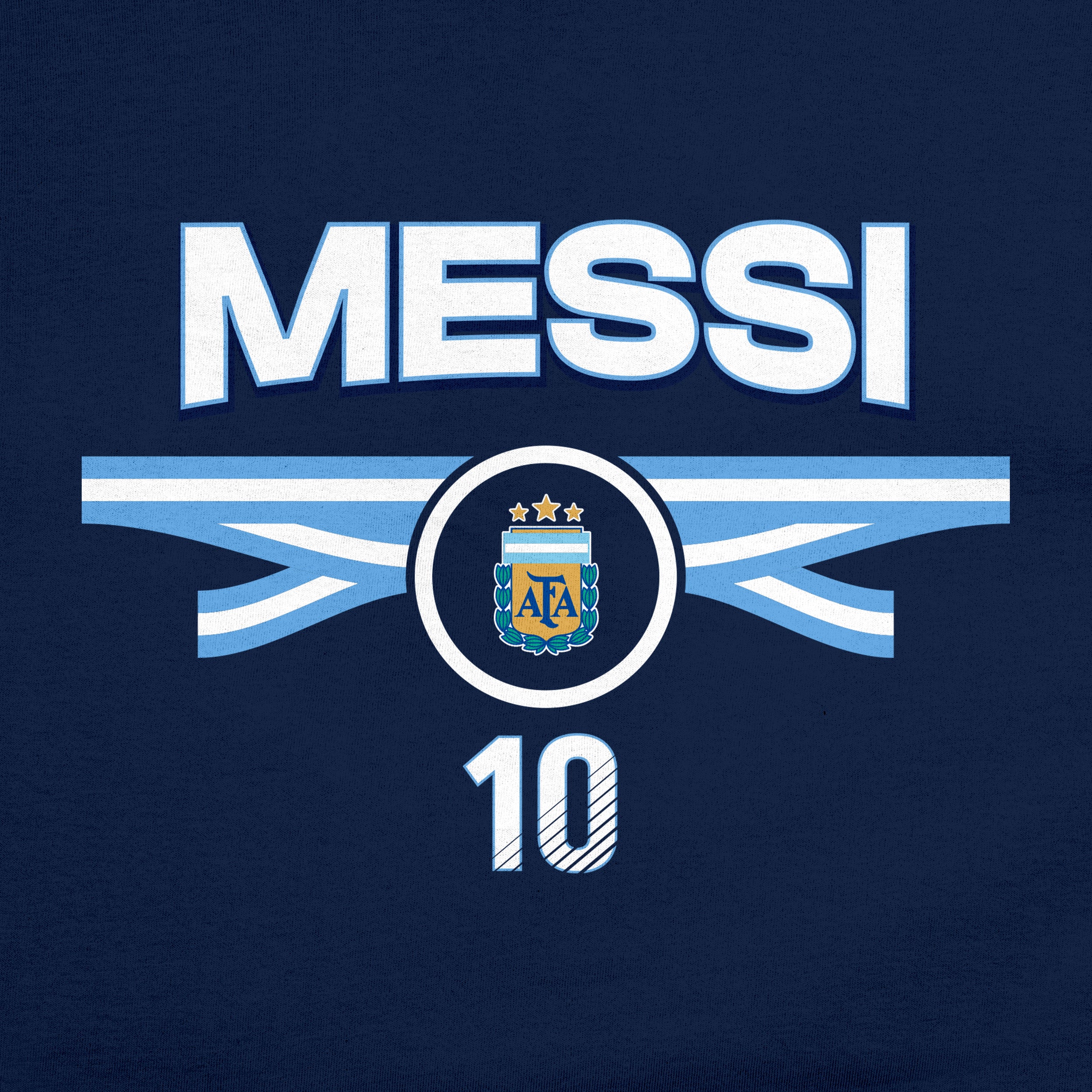 Argentina Lionel Messi Cotton T-Shirt - AFA698CT-LM