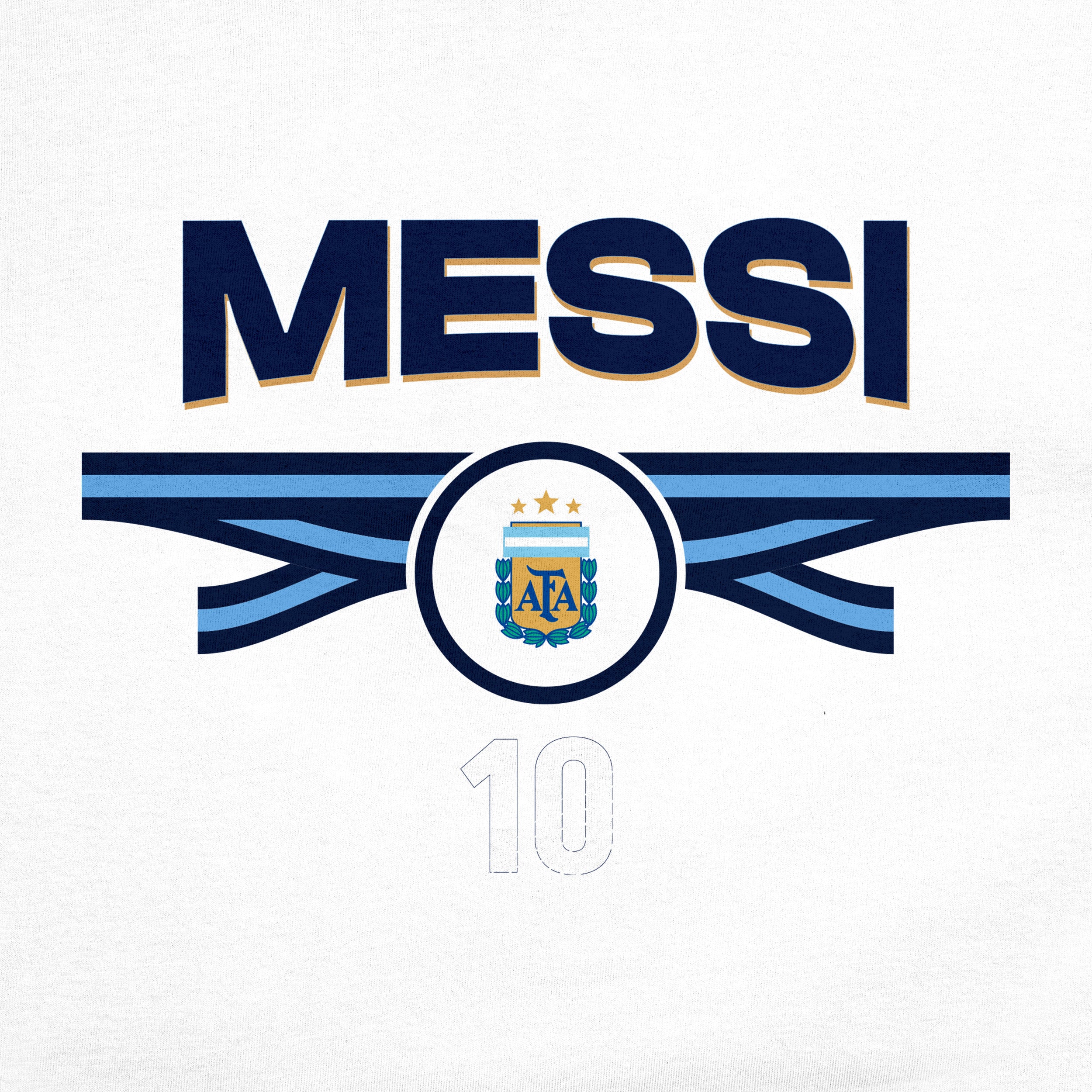 Argentina Lionel Messi Cotton T-Shirt - AFA698CT-LM
