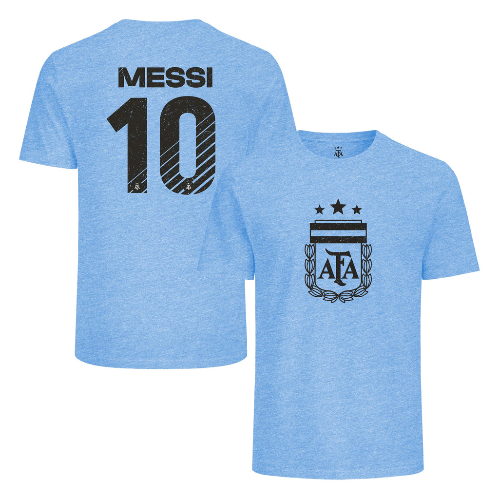 Messi Light Blue T-Shirt Front