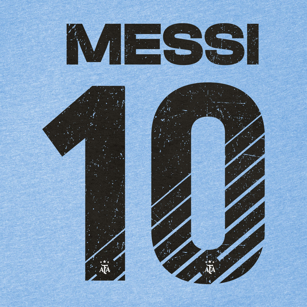 Messi Light Blue T-Shirt Detail 3