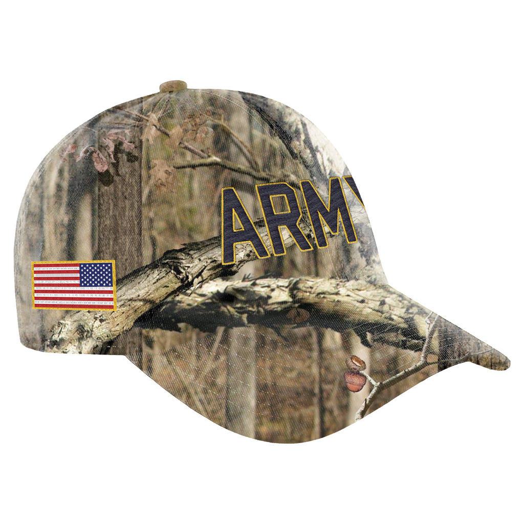 Camo Army Cap Side Image 2
