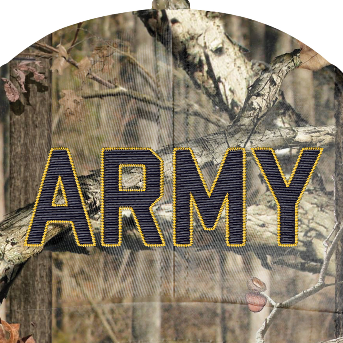 Camo Army Cap Detail Image