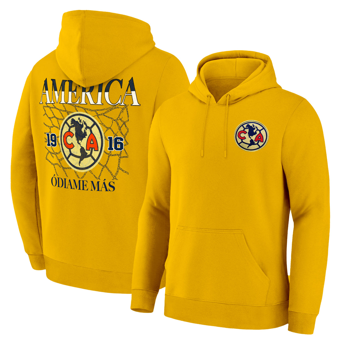 Club America Hoodie Front/Back Image