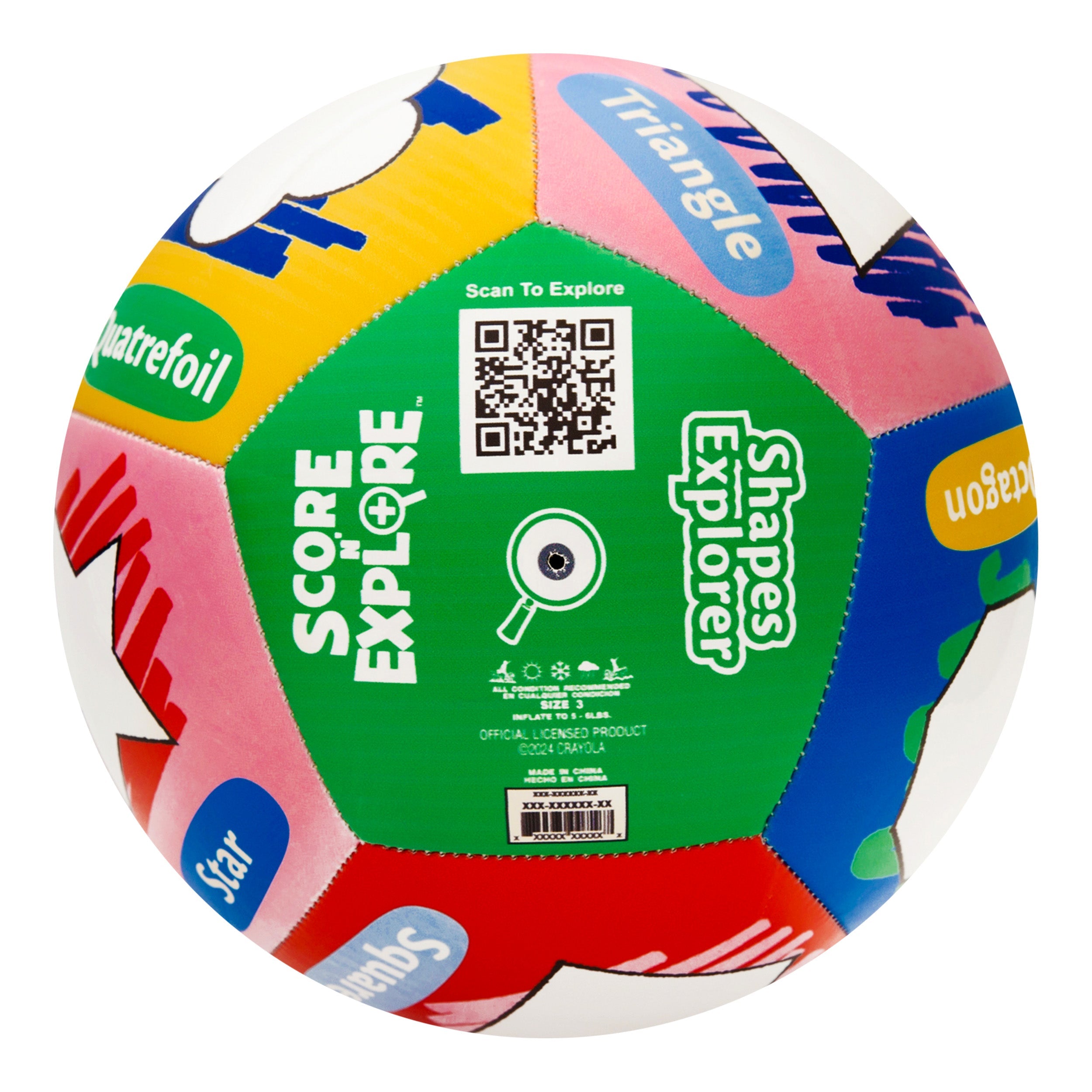 Crayola Soccer Ball CRAY200BL  -Shapes Explorer