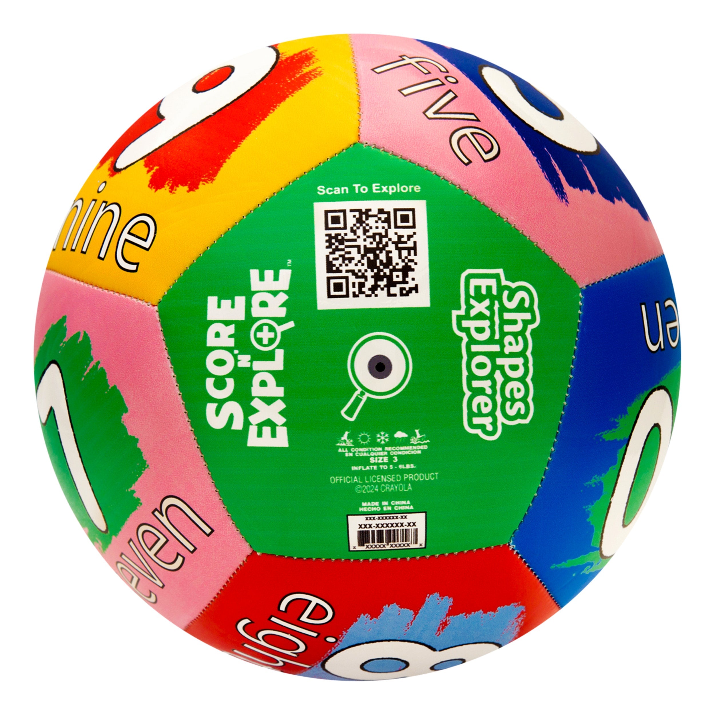 Crayola Soccer Ball CRAY201BL  - Numbers Explorer