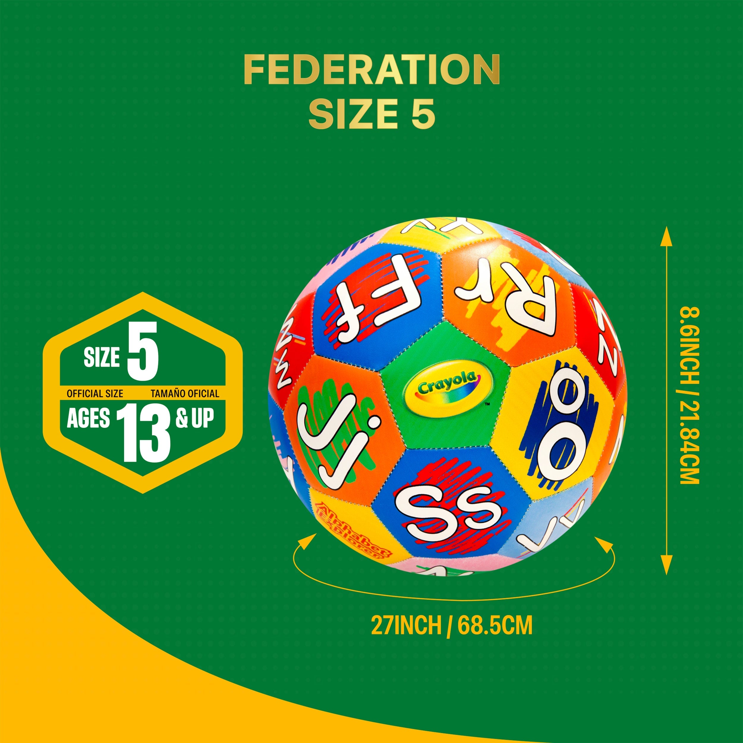 Crayola Soccer Ball CRAY202BL  - Alphabet Explorer