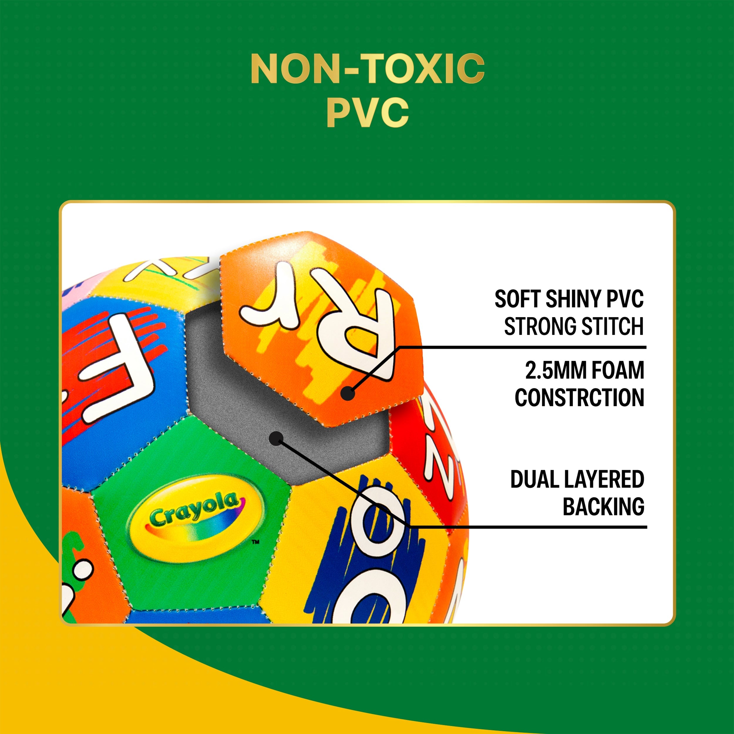 Crayola Soccer Ball CRAY202BL  - Alphabet Explorer