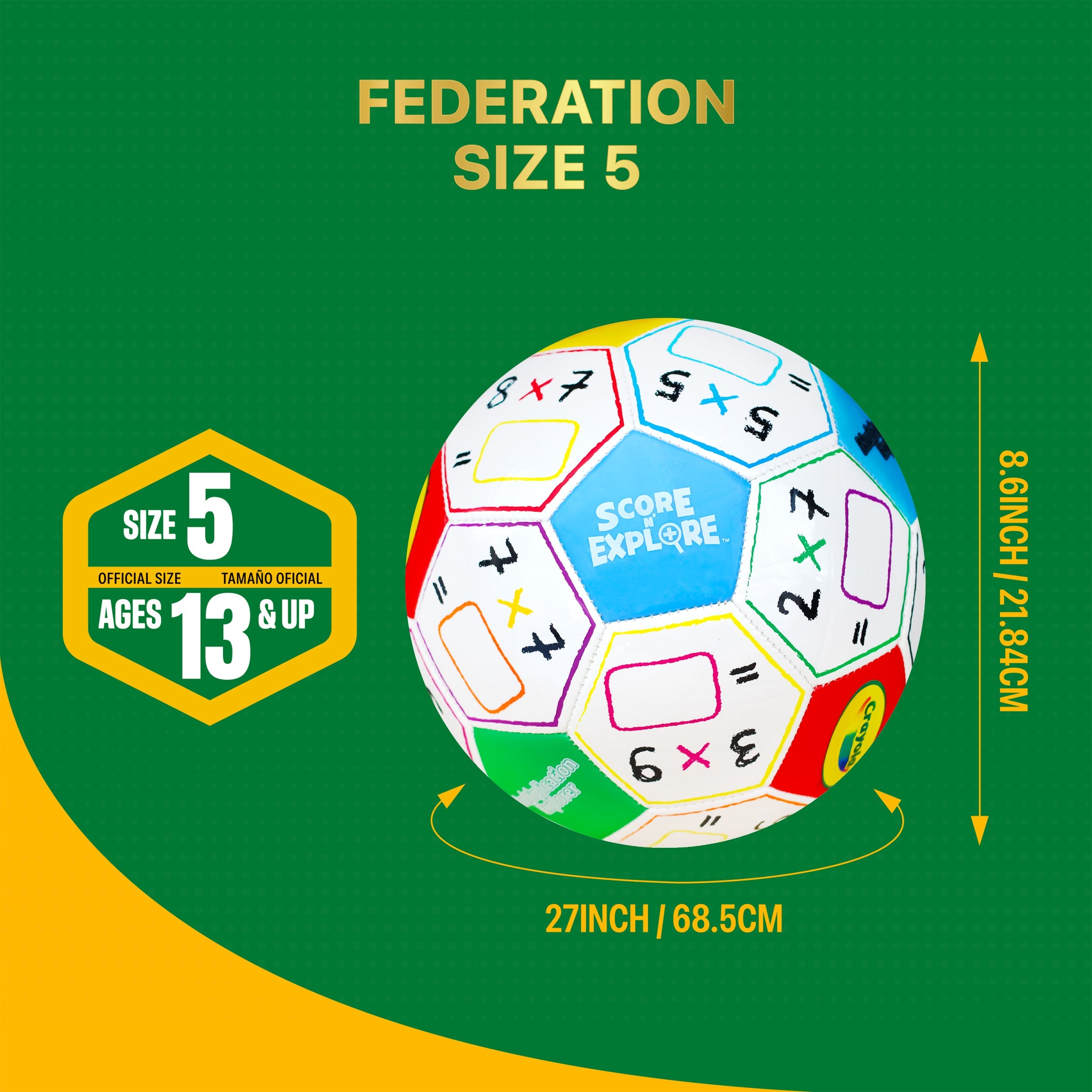 Crayola Soccer Ball CRAY206BL  - Multiplication Box Explorer