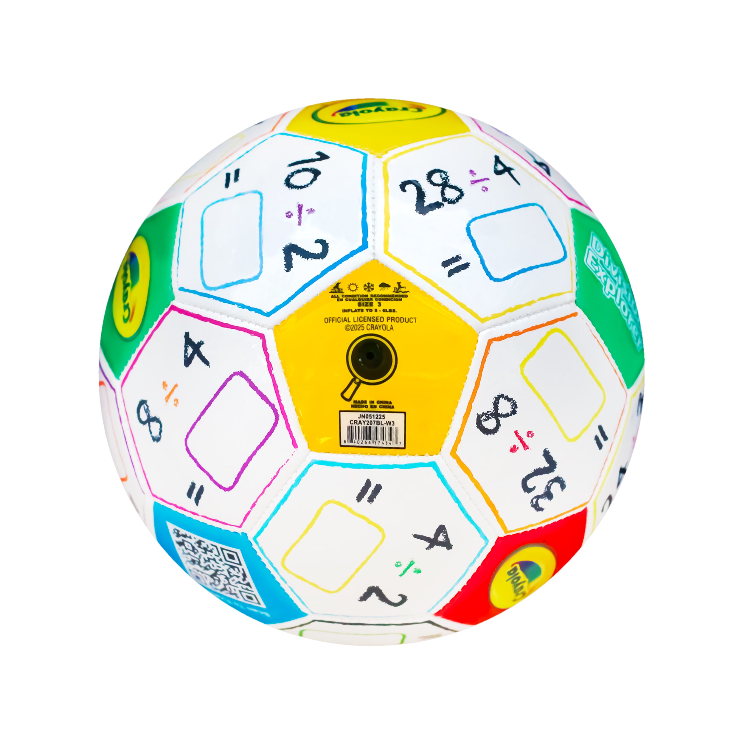 Crayola Soccer Ball CRAY207BL  - Division Explorer - Size 3