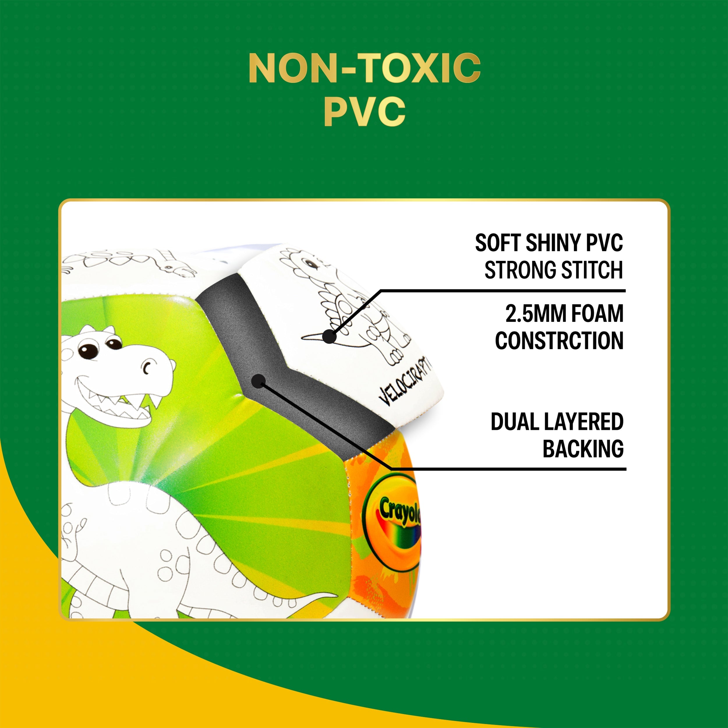 Crayola Soccer Ball CRAY300BL - Dinosaur Explorer