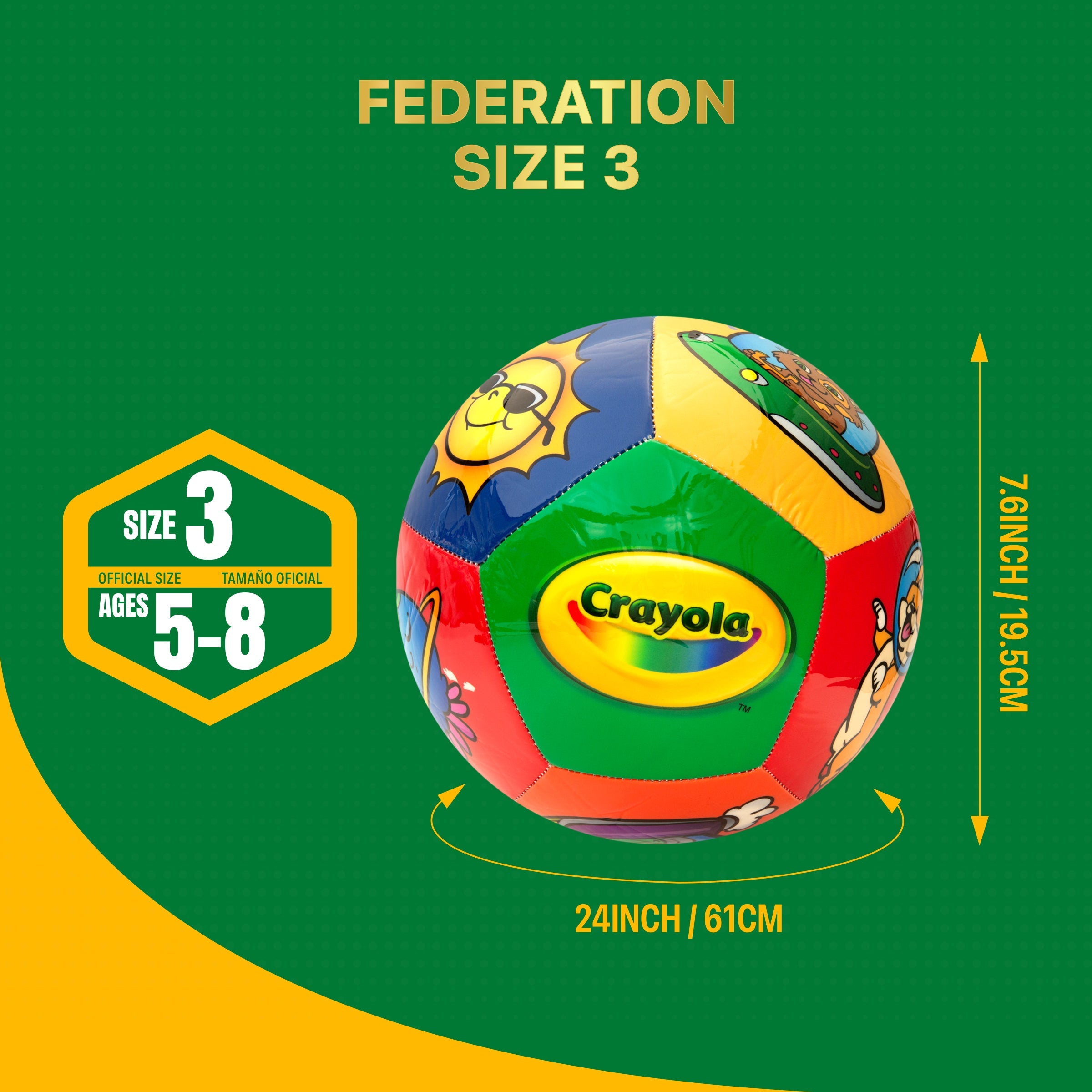 Crayola Soccer Ball CRAY408BL  - Space Explorer