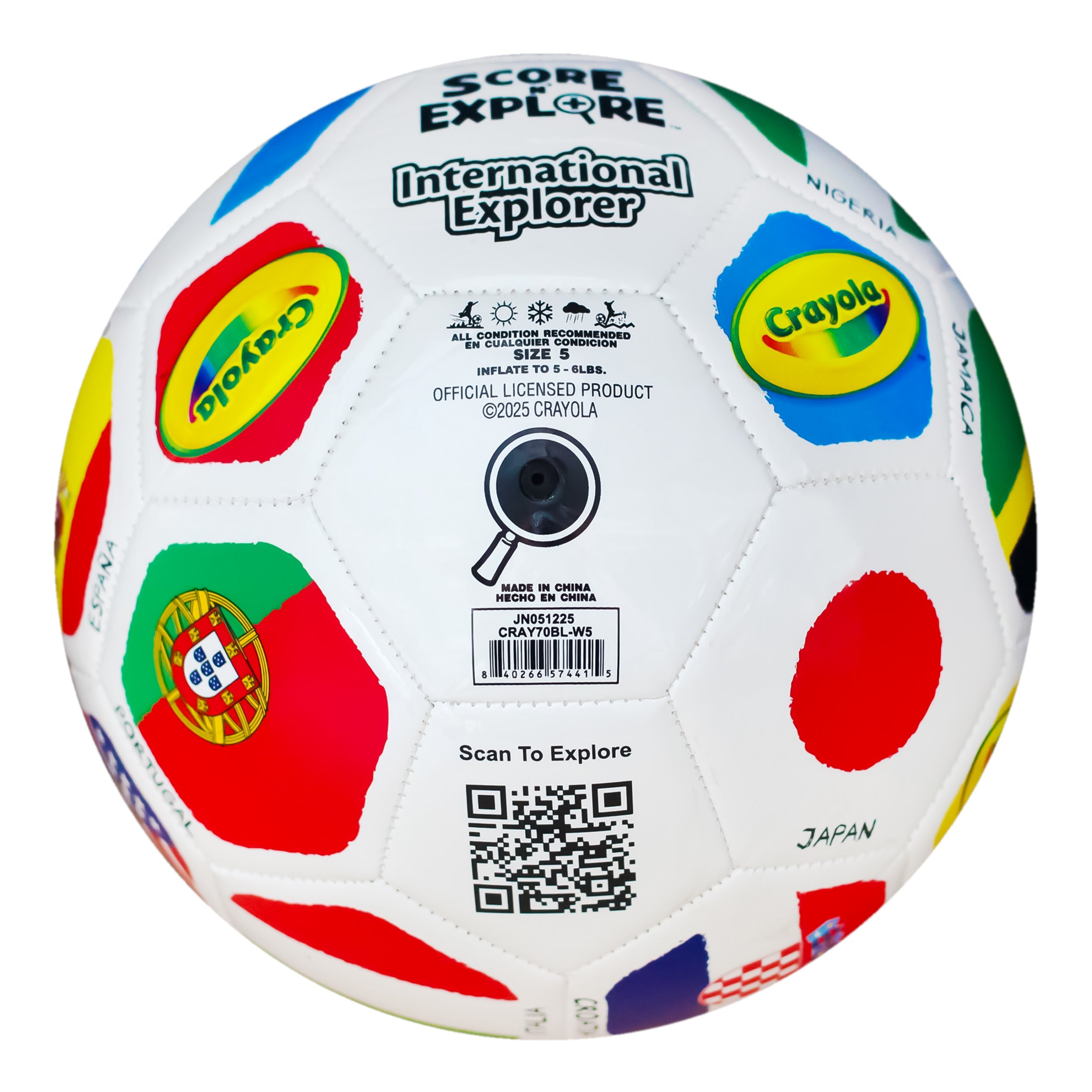 Crayola Soccer Ball CRAY70BL  - International Explorer