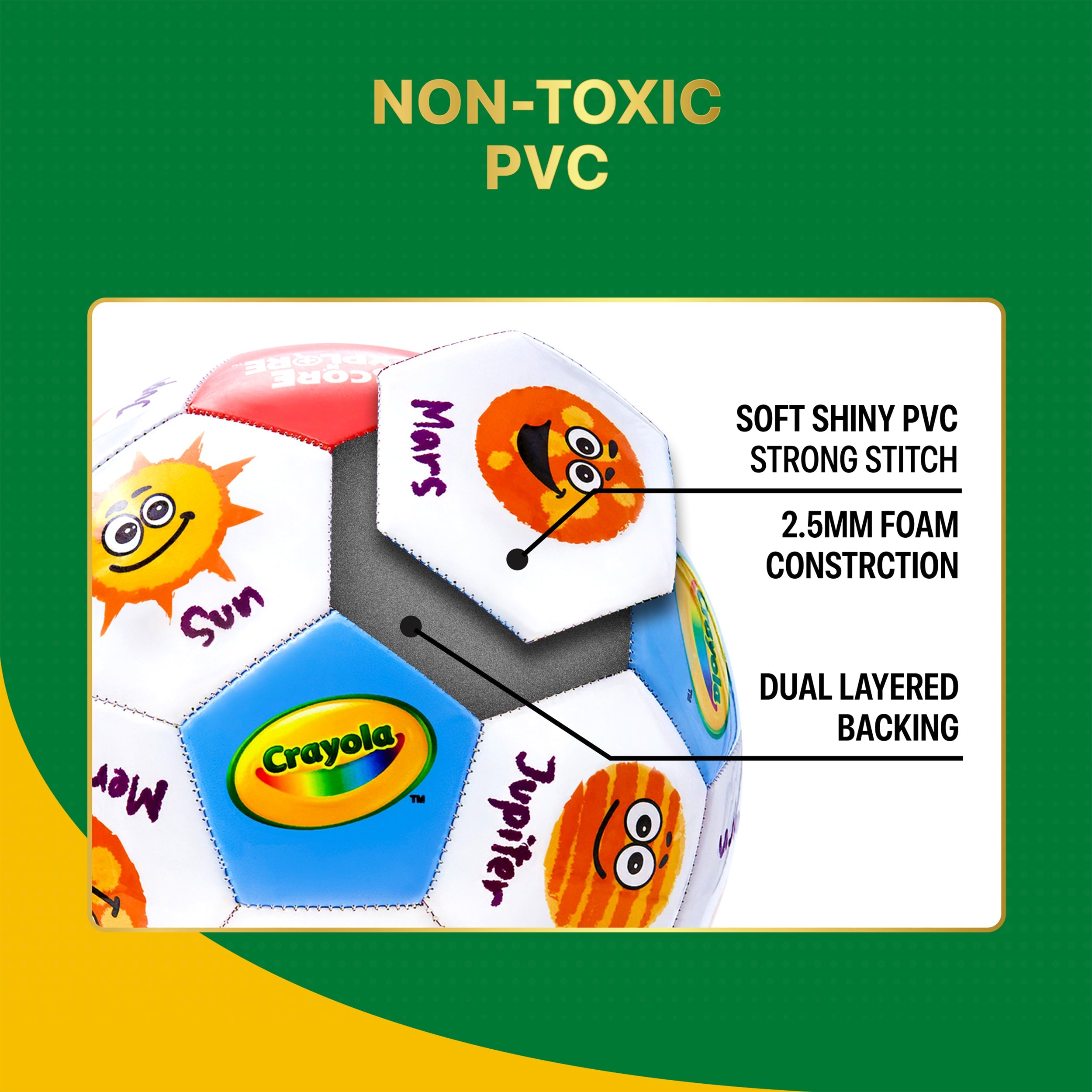 Crayola Soccer Ball CRAY82BL  - Galaxy Explorer