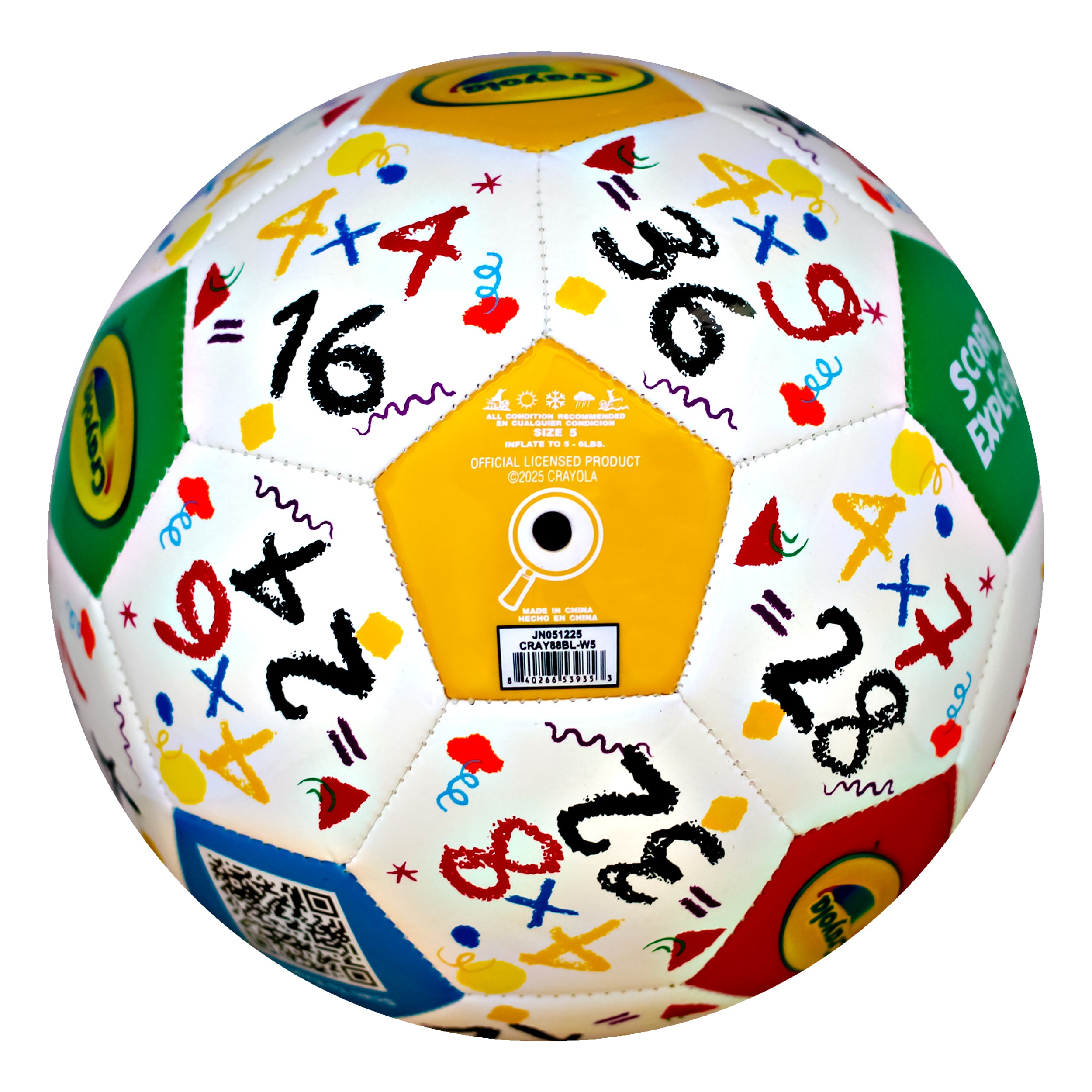 Crayola Soccer Ball CRAY88BL - Multiplication Explorer - Size 5