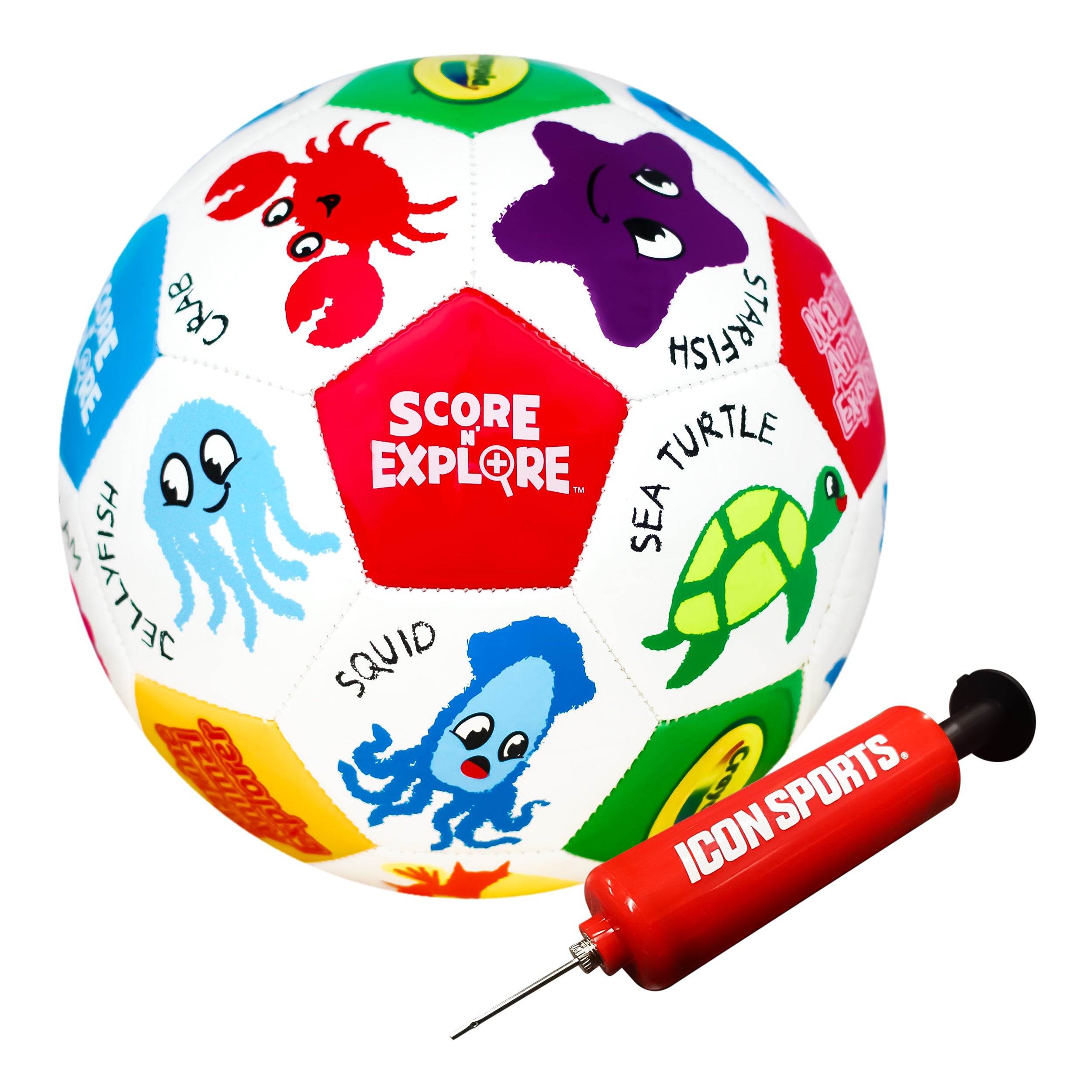 Crayola Soccer Ball CRAY91BL  - Marine Animal