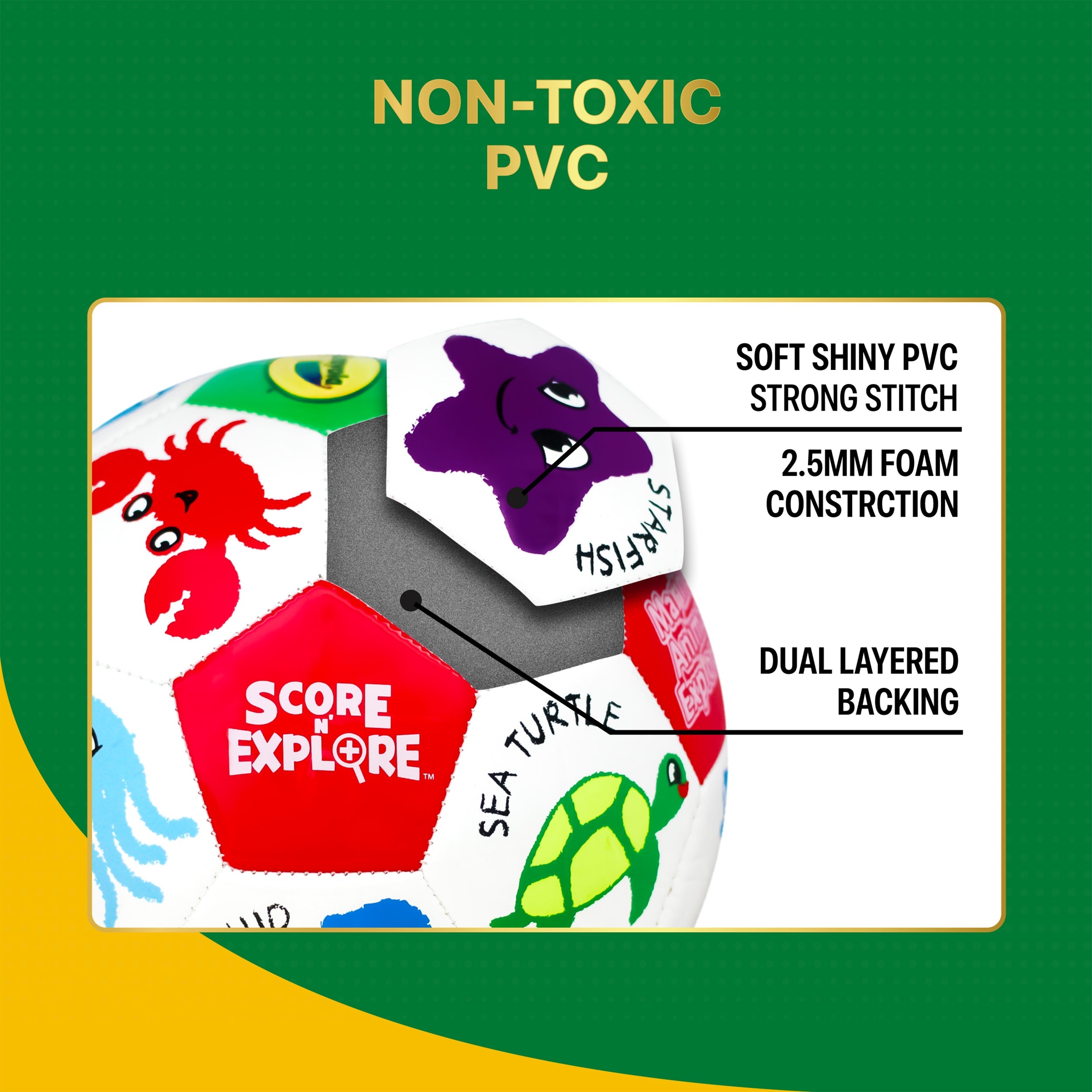 Crayola Soccer Ball CRAY91BL  - Marine Animal