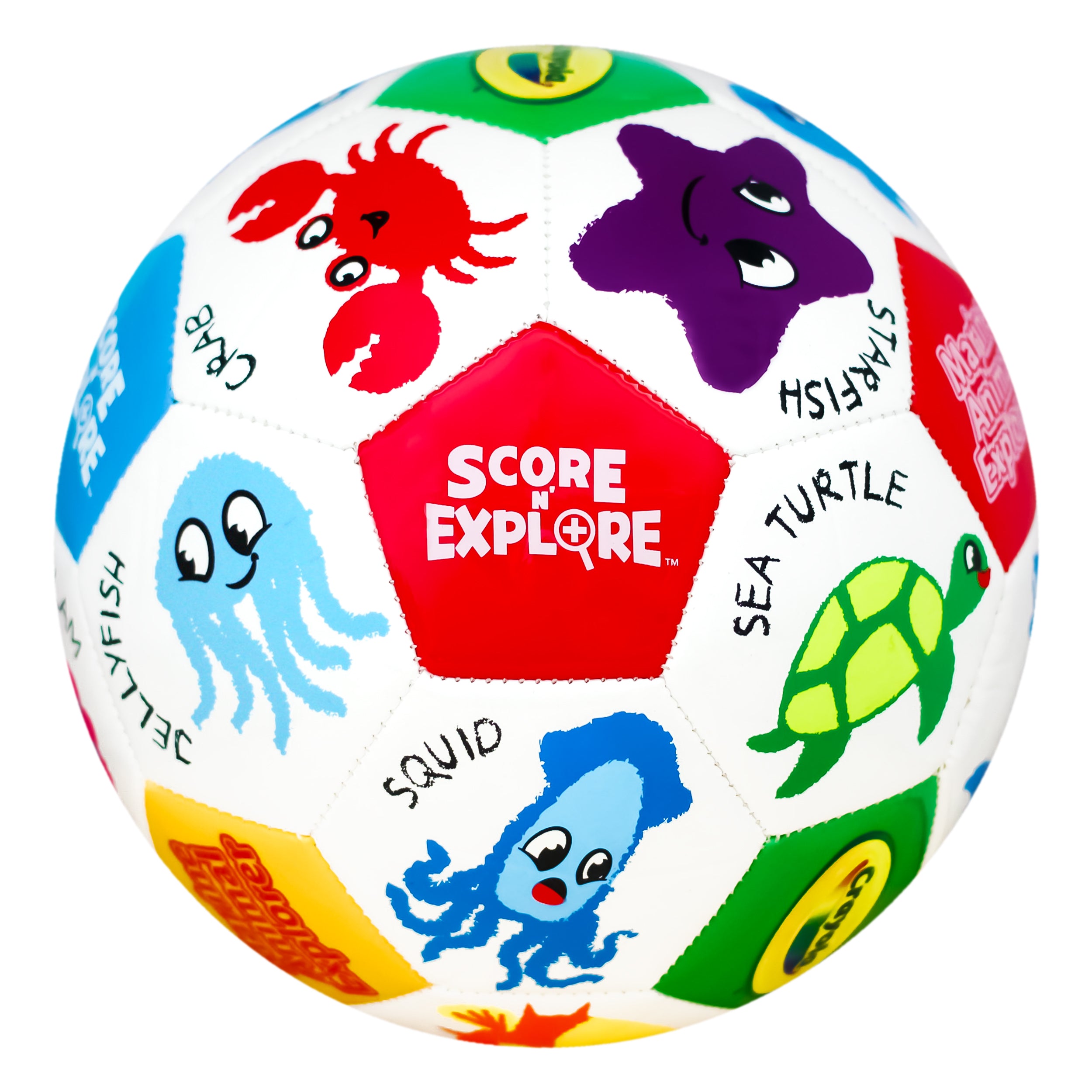 Crayola Soccer Ball CRAY91BL - Marine Animal - Size 5