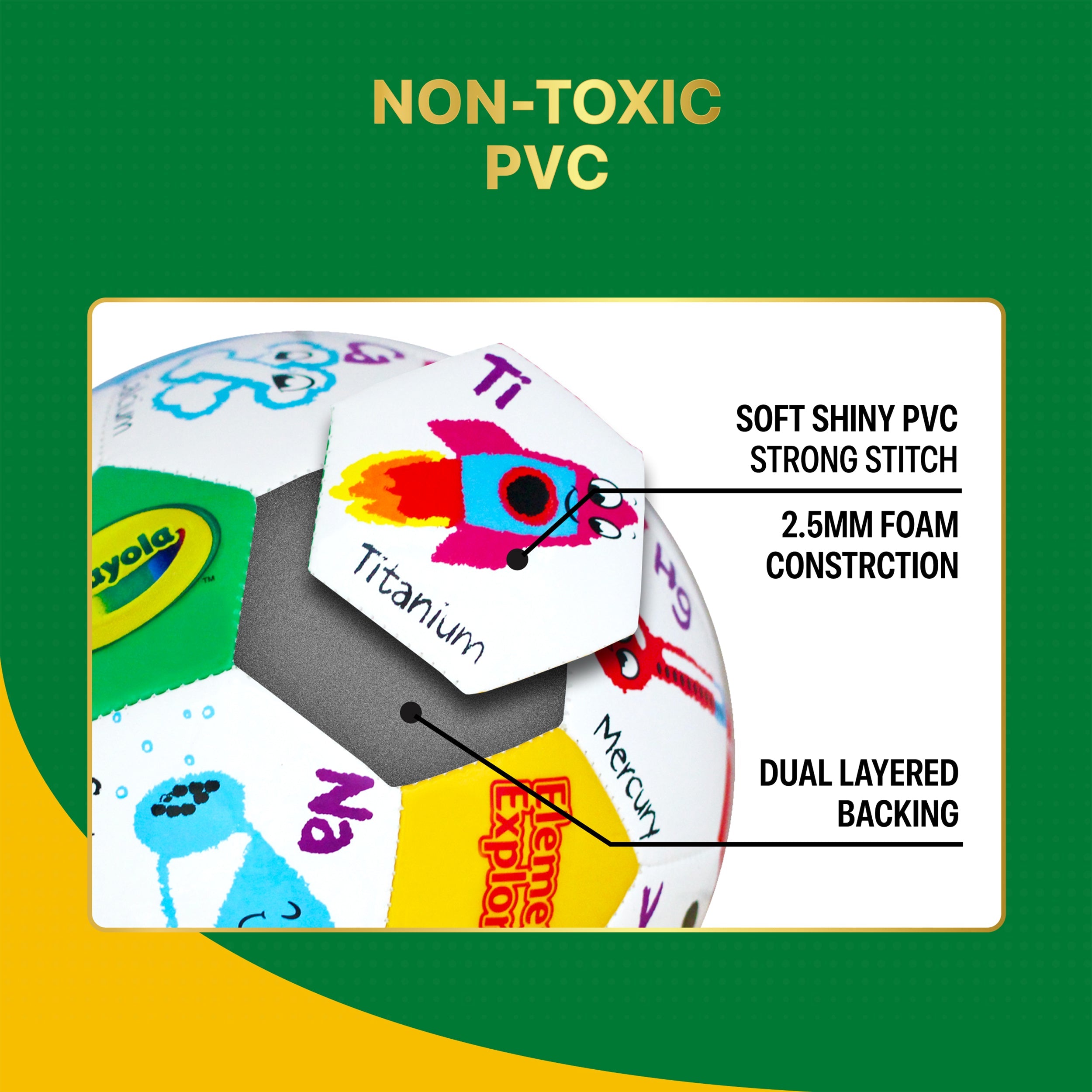 Crayola Soccer Ball CRAY92BL  - Element Explorer