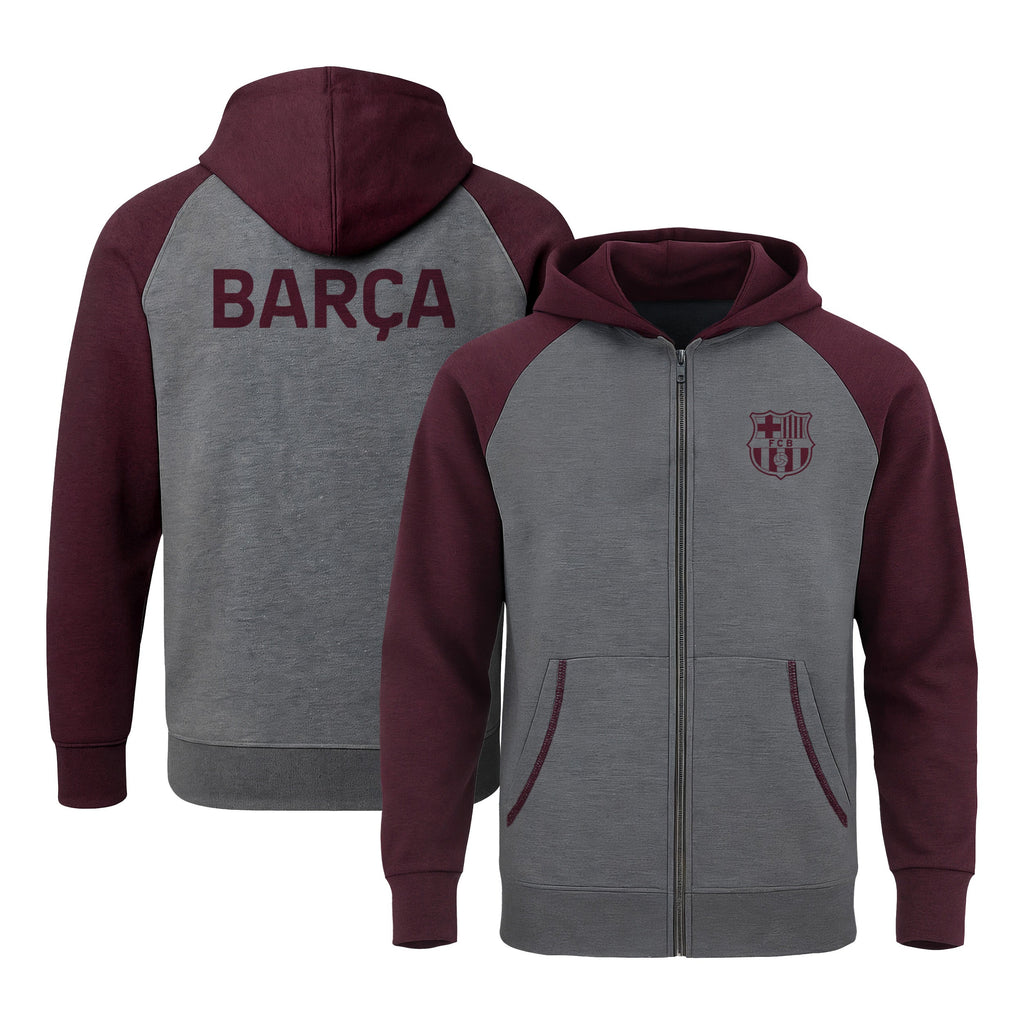 FC Barcelona Zip Up Hoodie - FCB08ZH-2