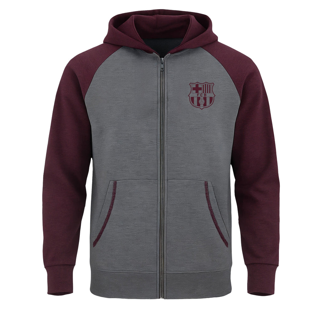 FC Barcelona Zip Up Hoodie - FCB08ZH-2
