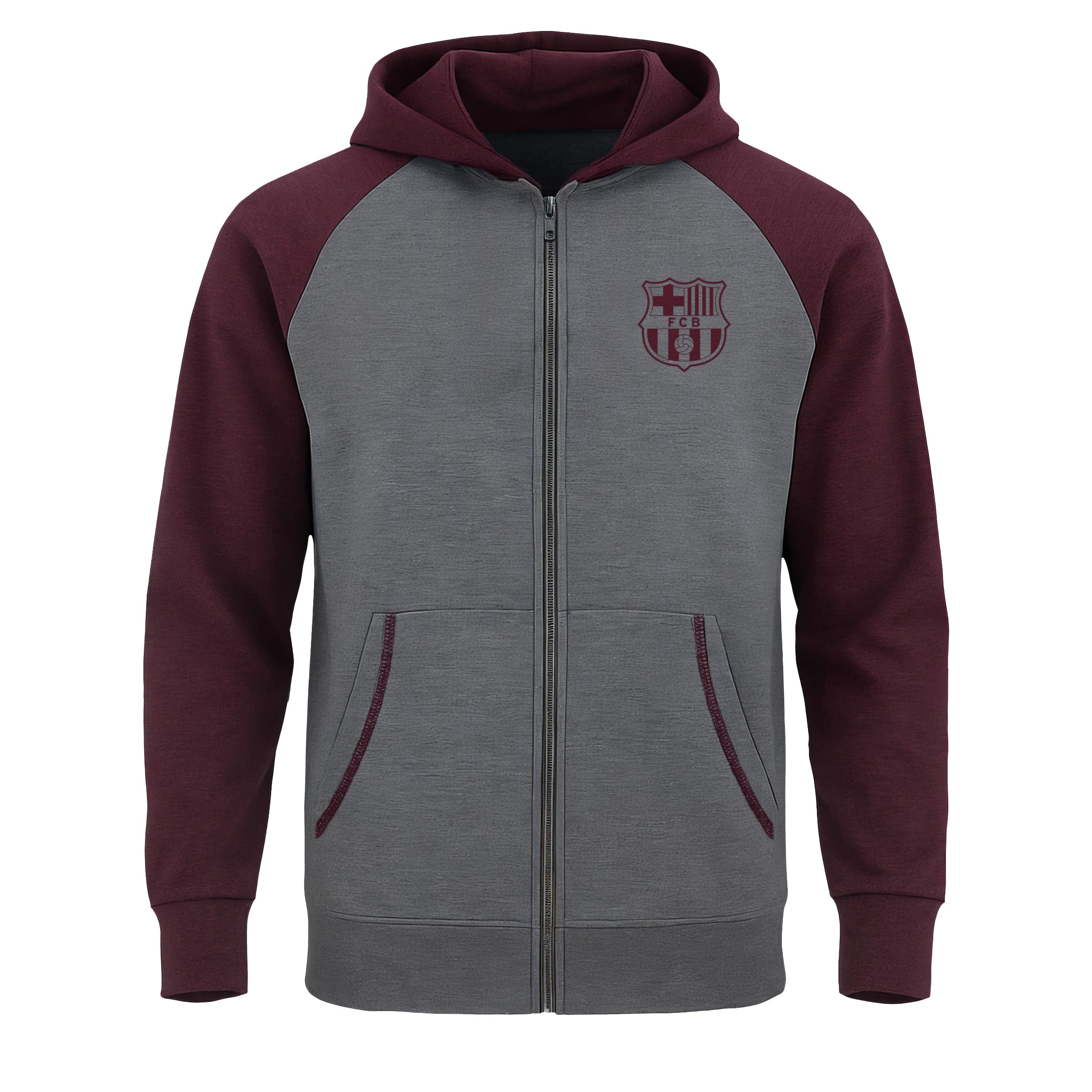 FC Barcelona Zip Up Hoodie - FCB08ZH-2