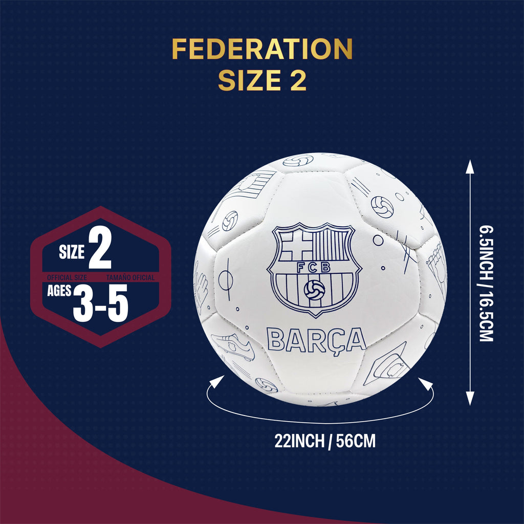FC Barcelona Soccer Ball - FCB100BL-W2