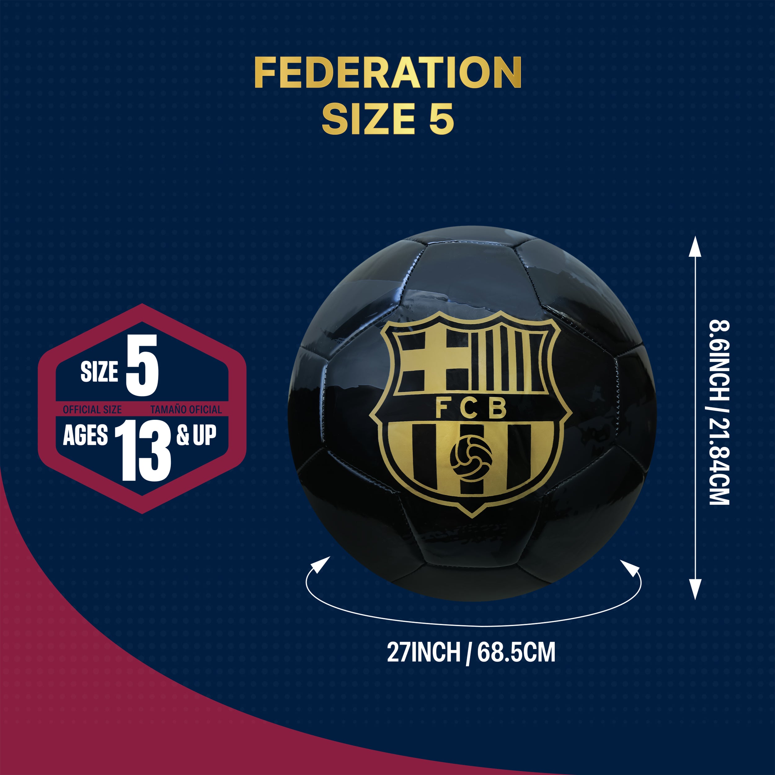 FC Barcelona Soccer Ball - FCB93BL