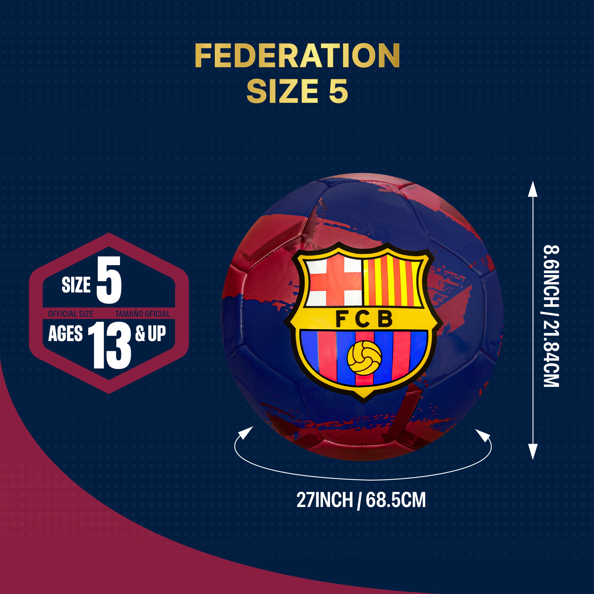 FC Barcelona Soccer Ball - FCB93BL