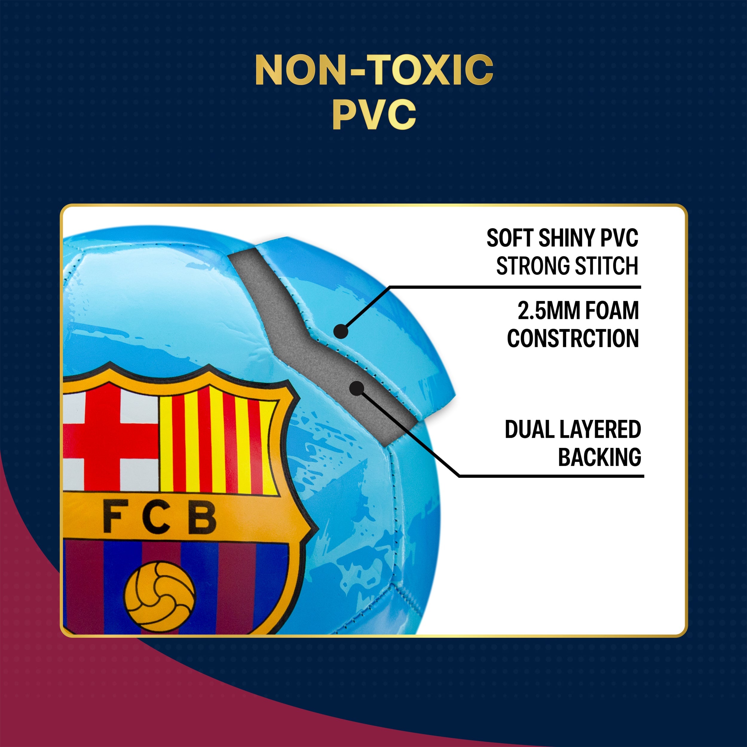 FC Barcelona Soccer Ball - FCB93BL