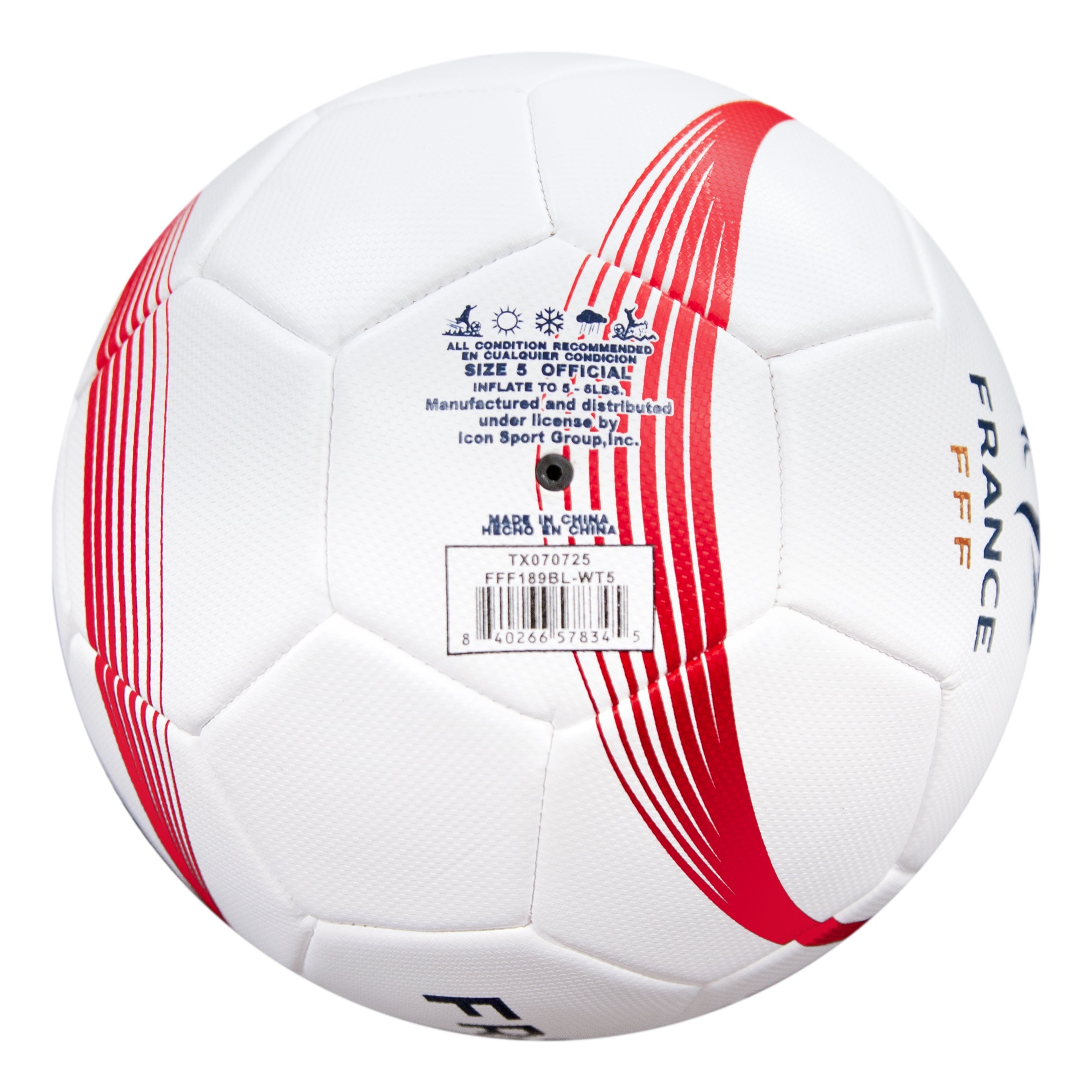 France Soccer Ball - FFF189BL