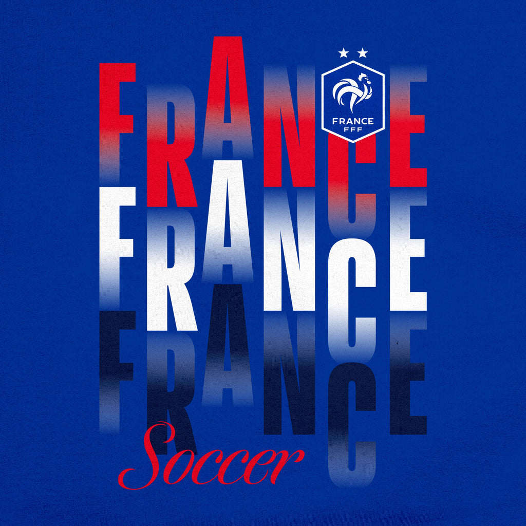 France Soccer Cotton T-Shirt - FFF683CT