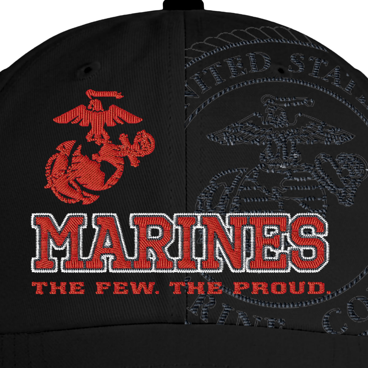 Marines Cap Detail Image