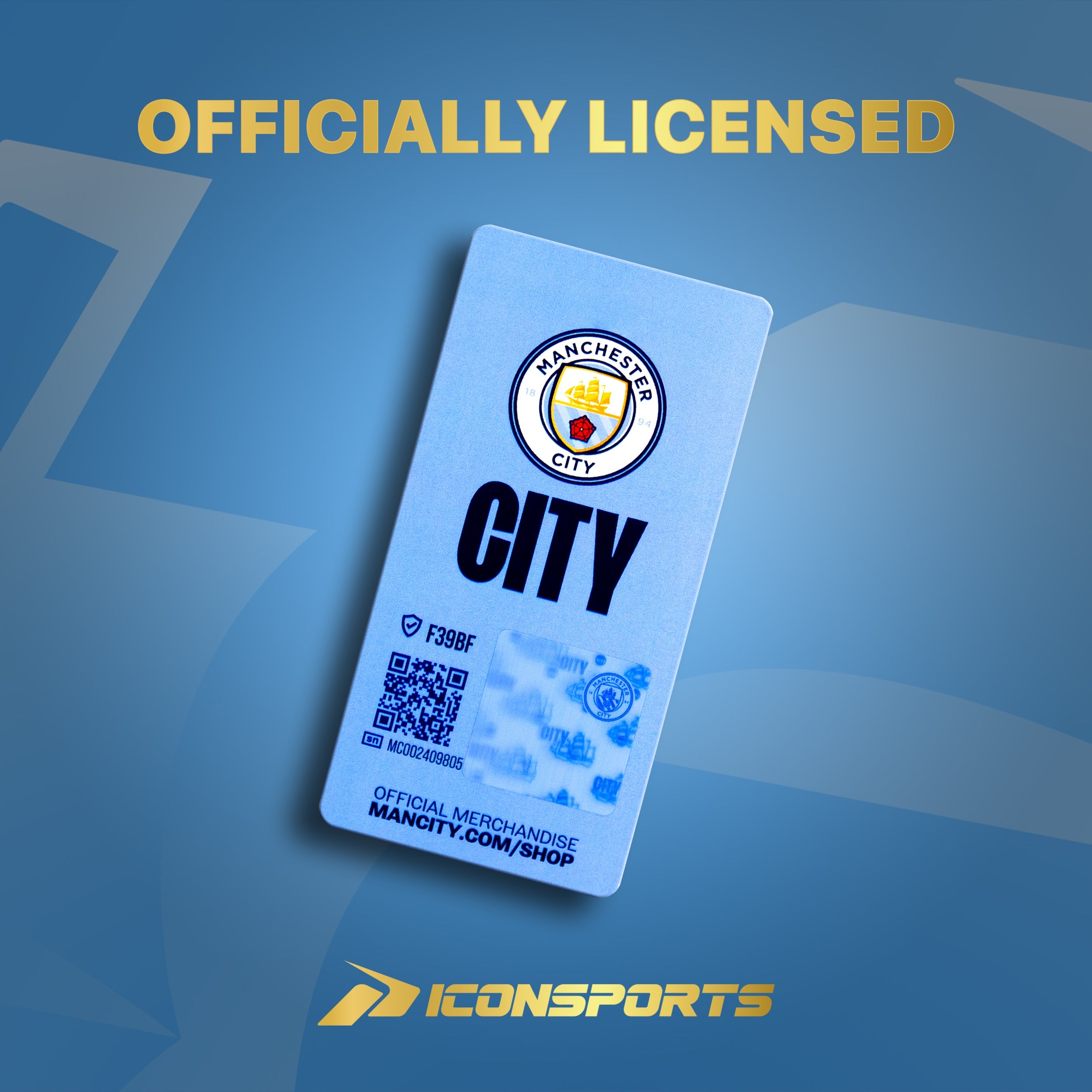 Manchester City FC Pullover Hoodie - MC41PH