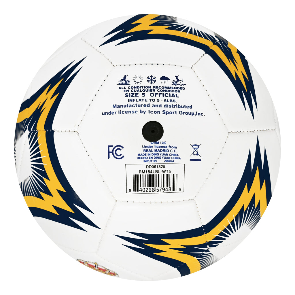 Real Madrid CF Led Light Soccer Ball - RM184LBL