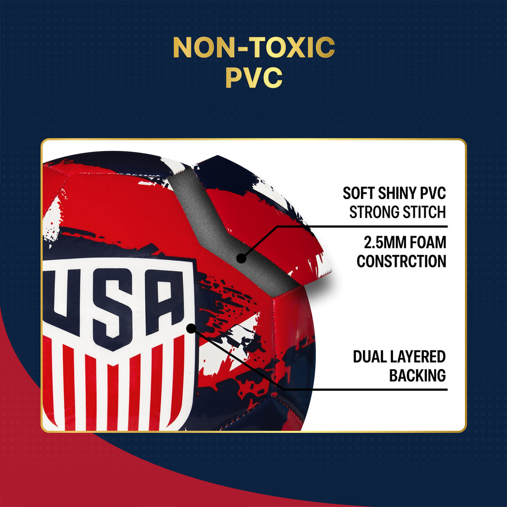 navy soccer ball